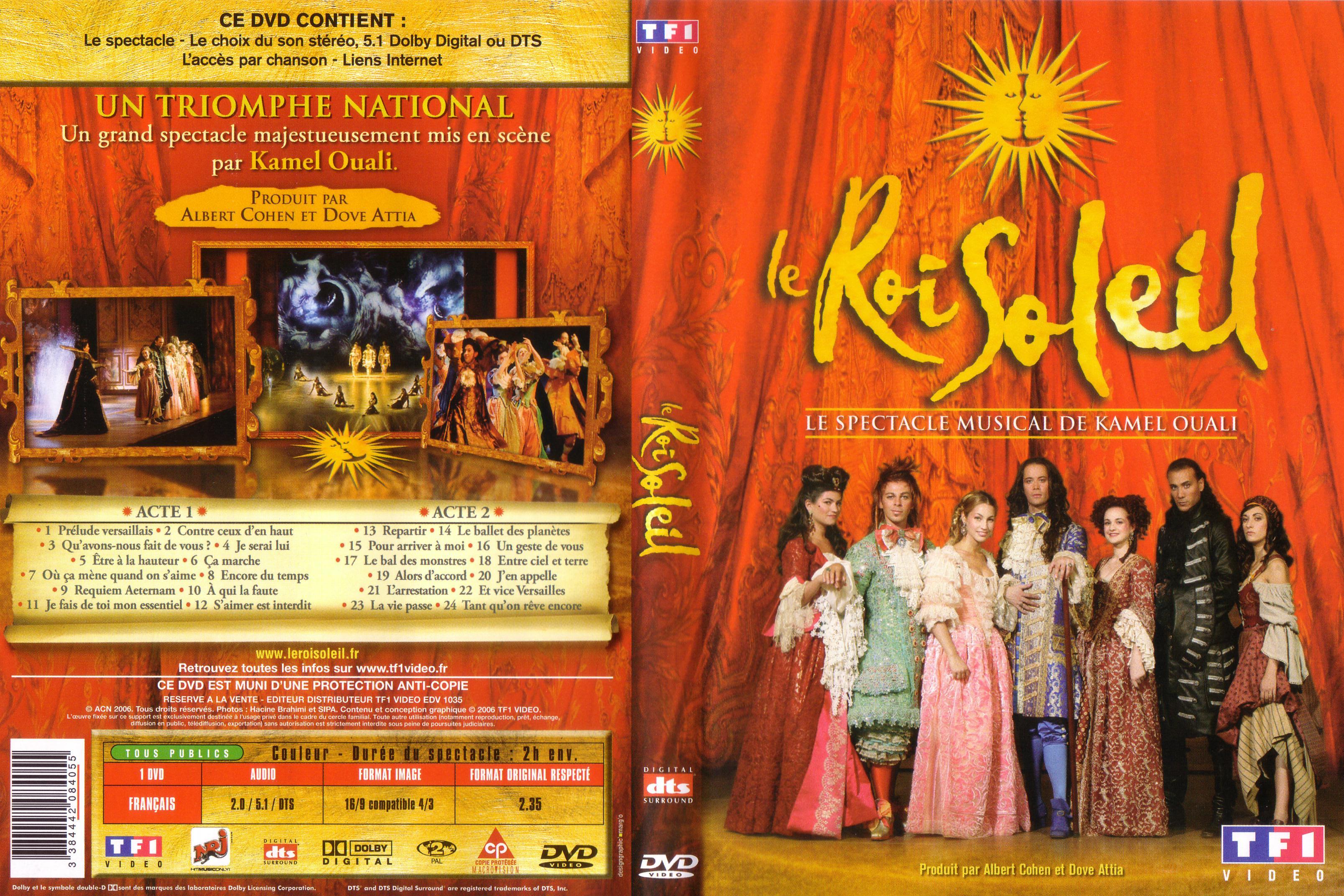Jaquette DVD Le roi soleil
