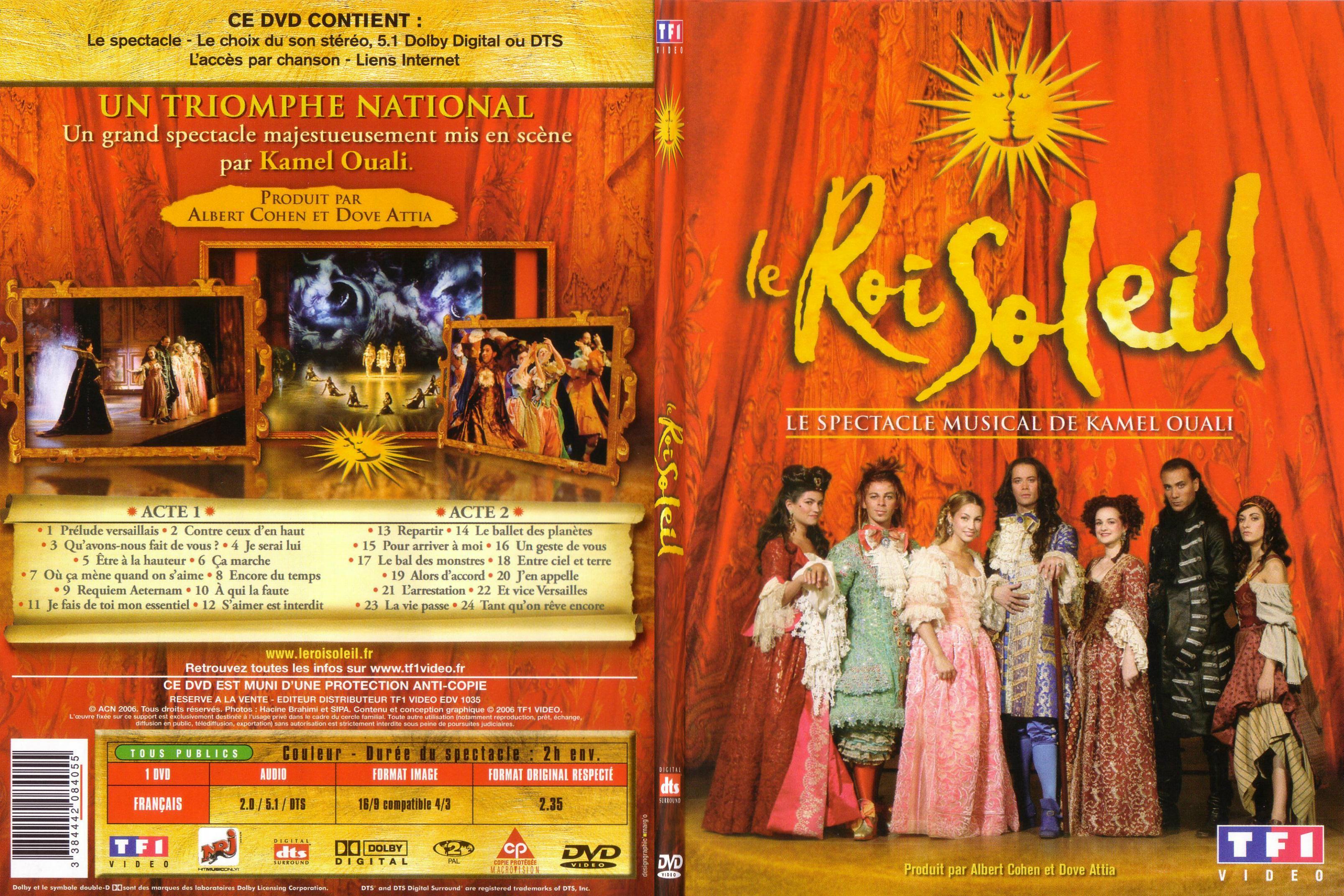 Jaquette DVD Le roi soleil - SLIM