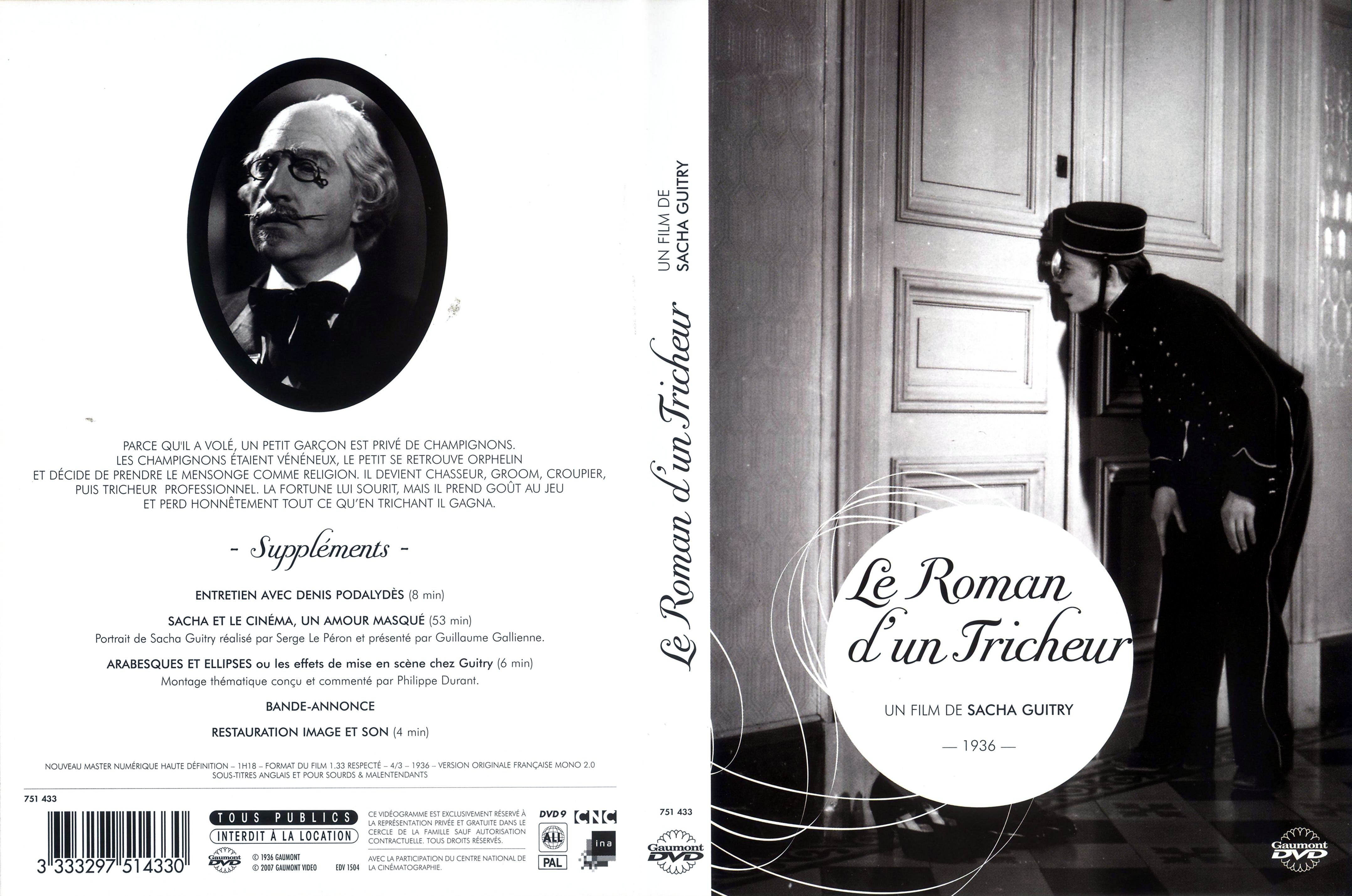 Jaquette DVD Le roman d