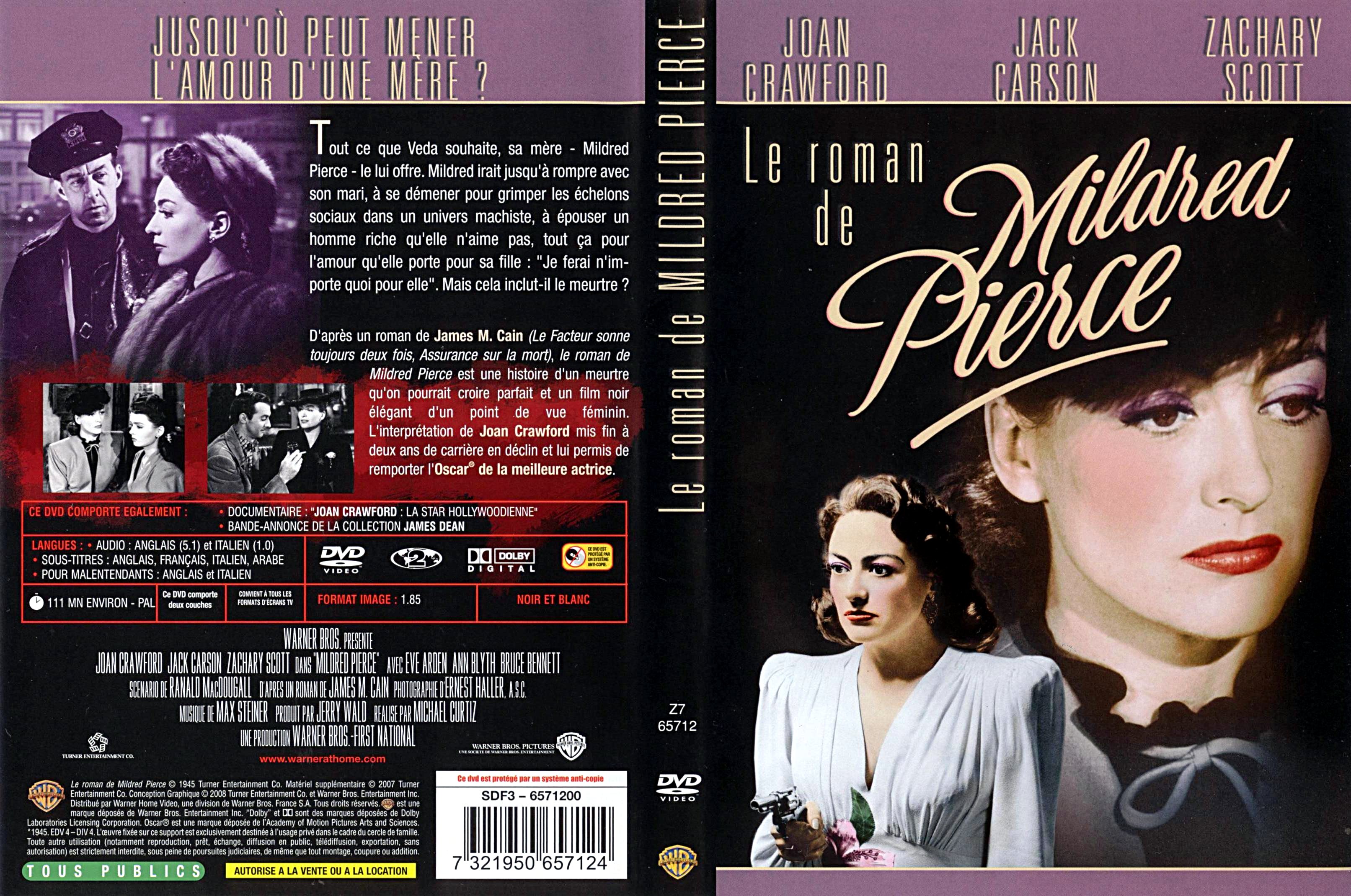 Jaquette DVD Le roman de Mildred Pierce