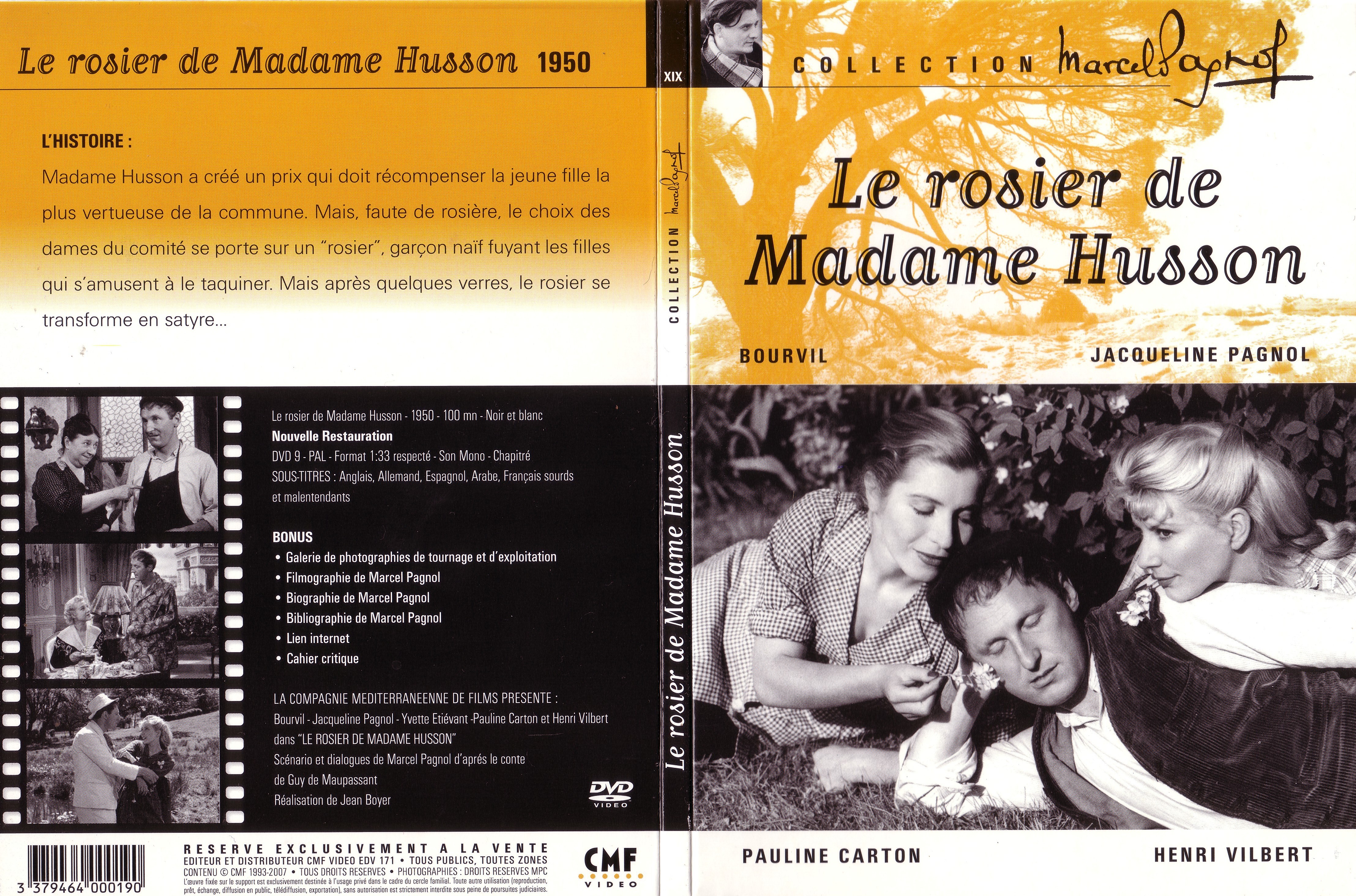 Jaquette DVD Le rosier de Madame Husson