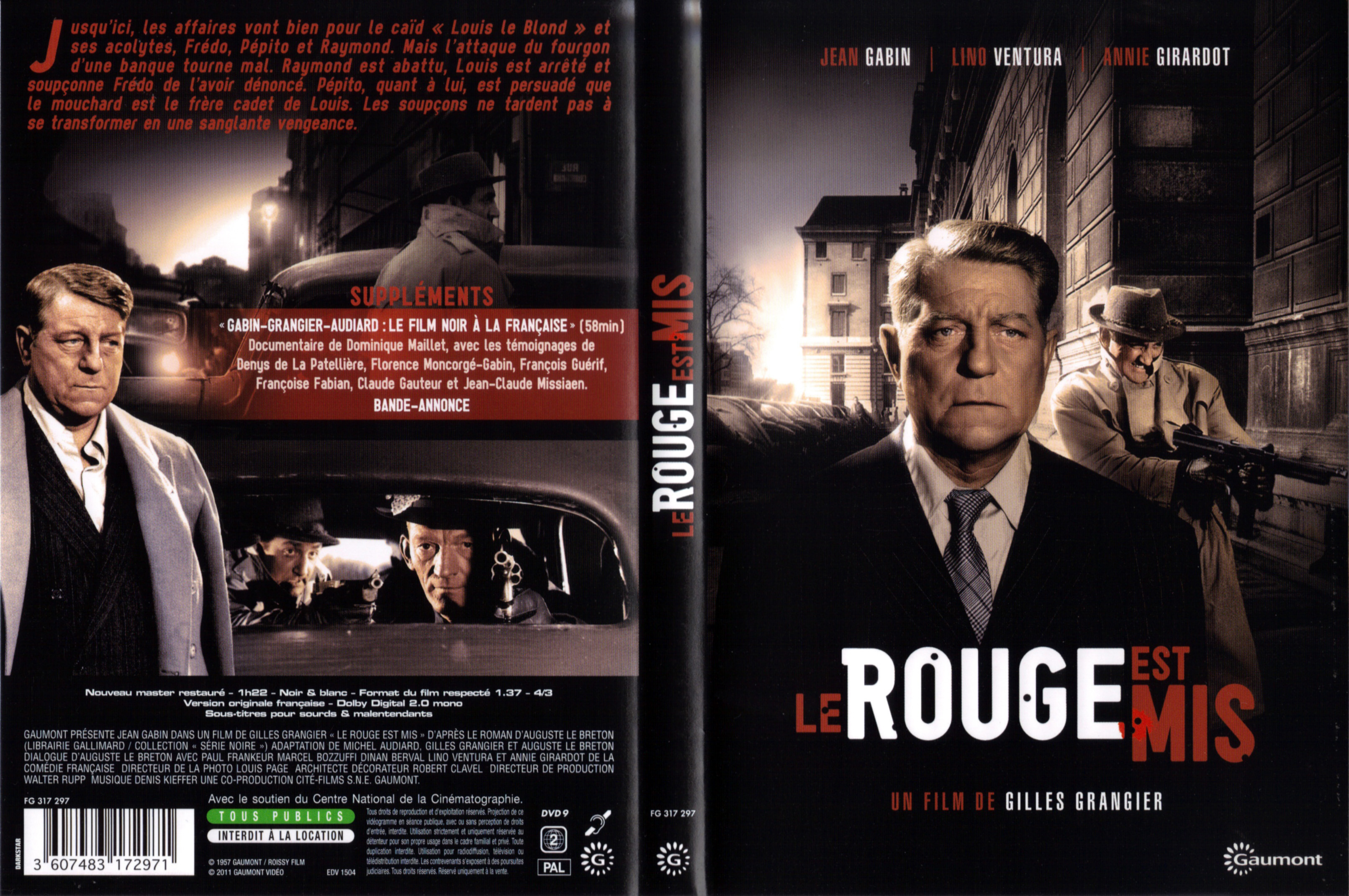 Jaquette DVD Le rouge est mis v2