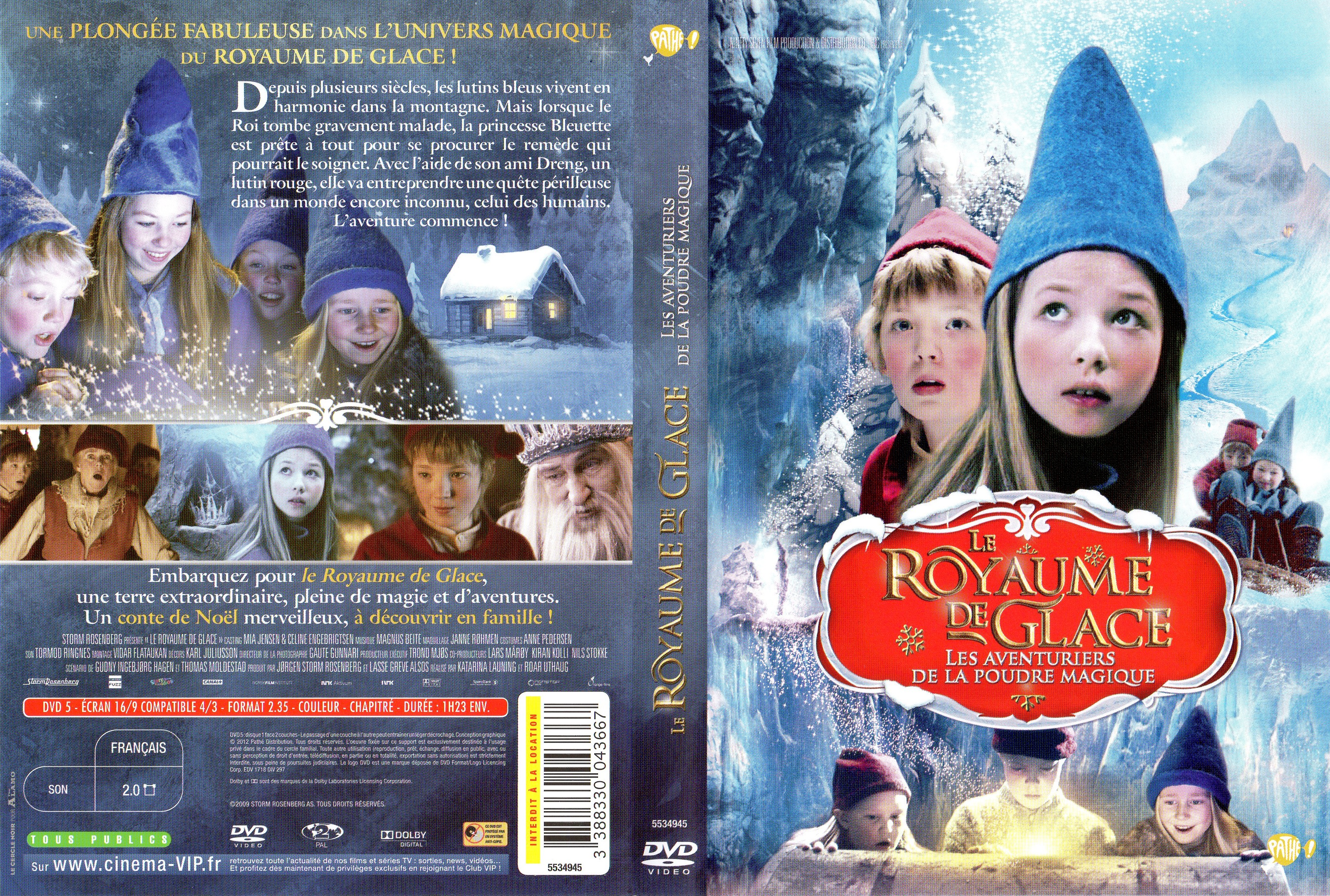Jaquette DVD Le royaume de glace - Les aventuriers de la poudre magique