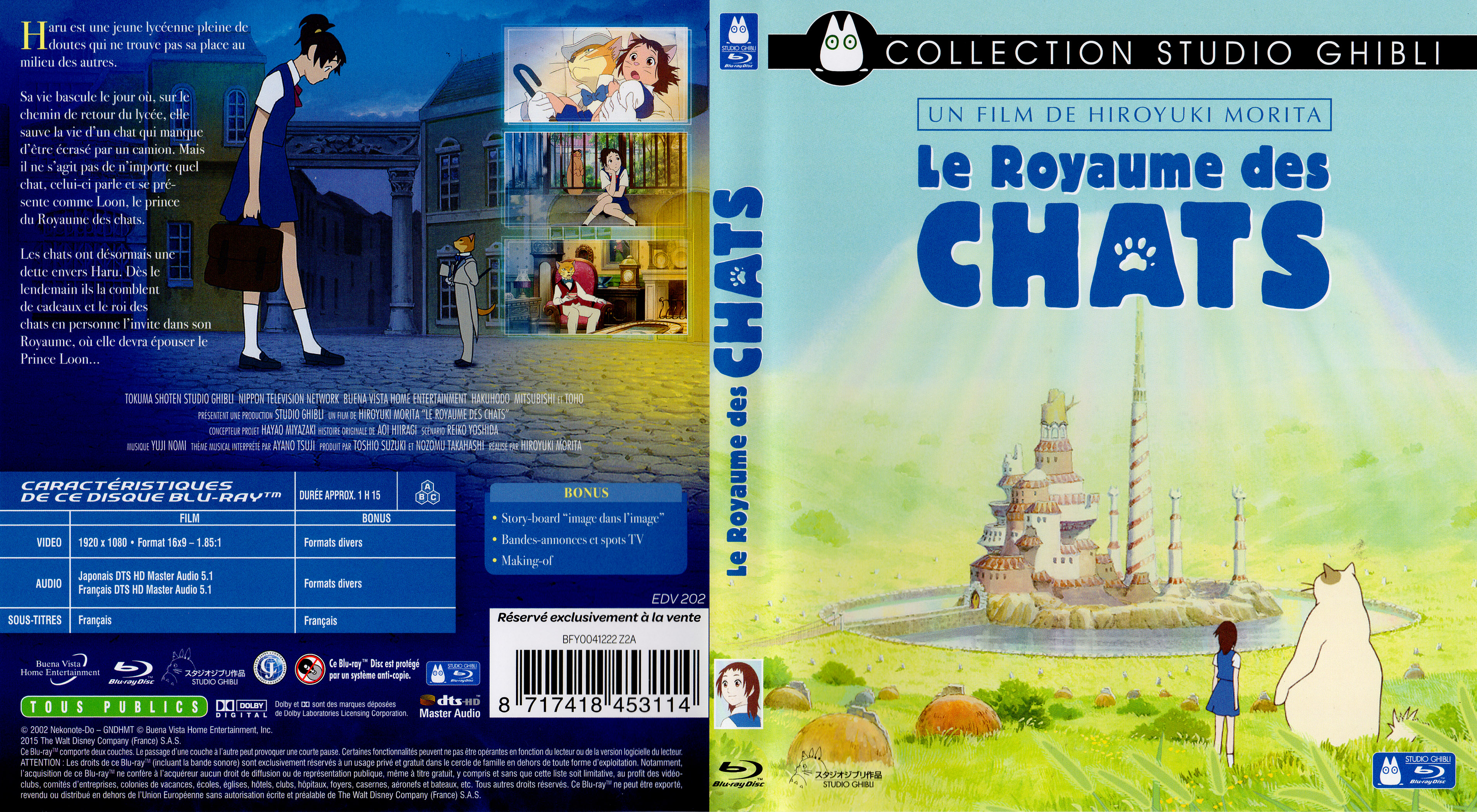 Jaquette DVD Le royaume des chats (BLU-RAY)