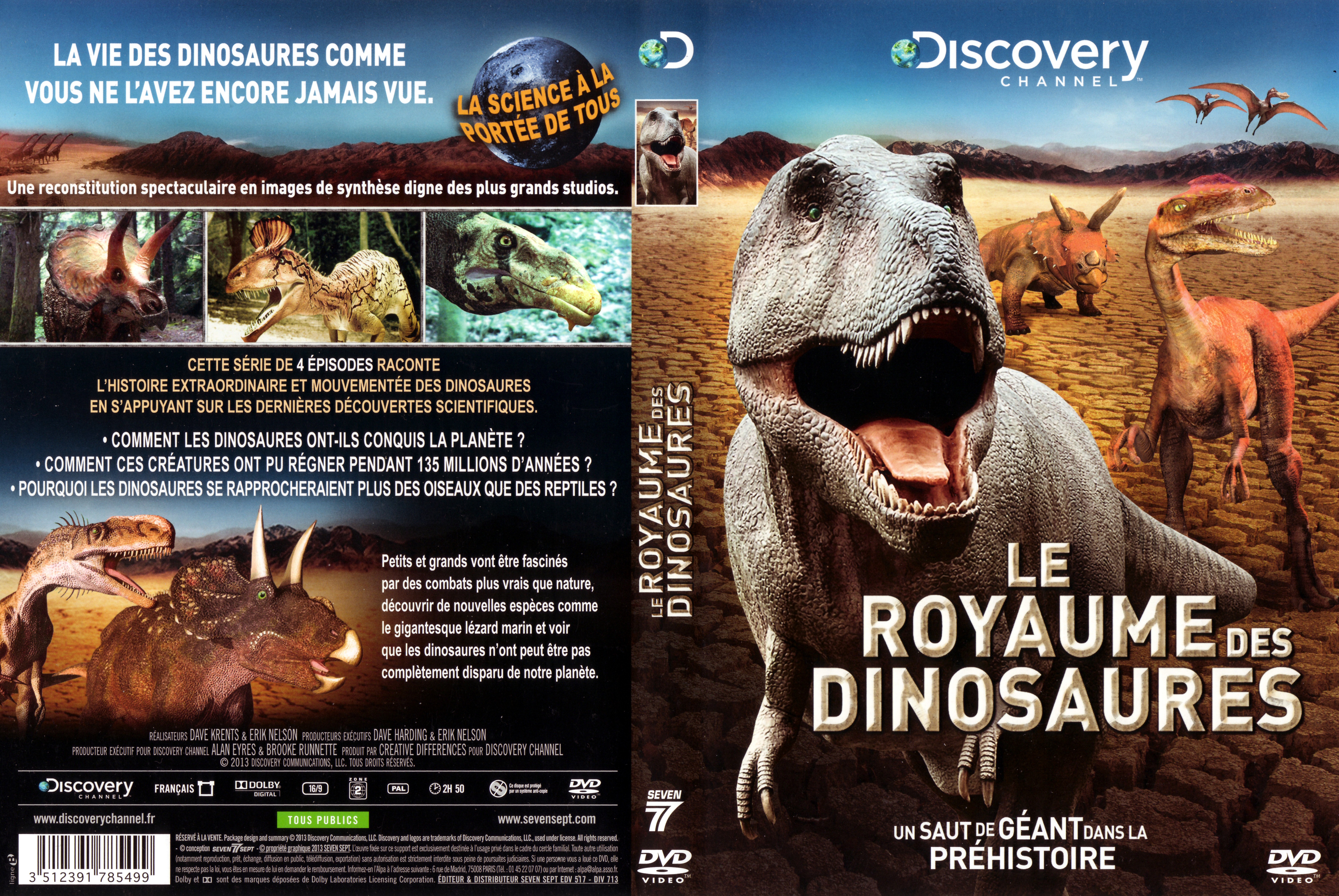 Jaquette DVD Le royaume des dinosaures