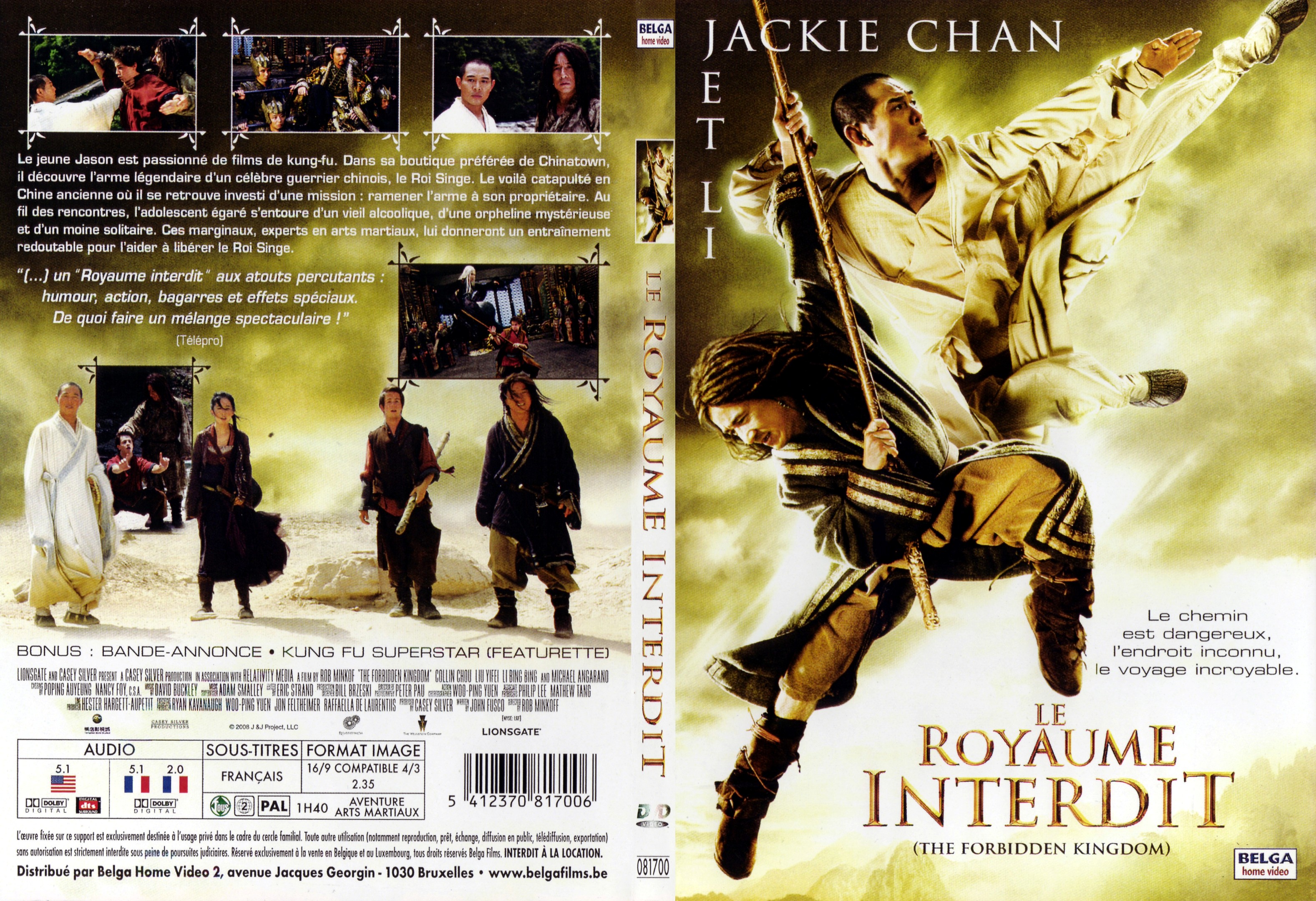 Jaquette DVD Le royaume interdit - SLIM