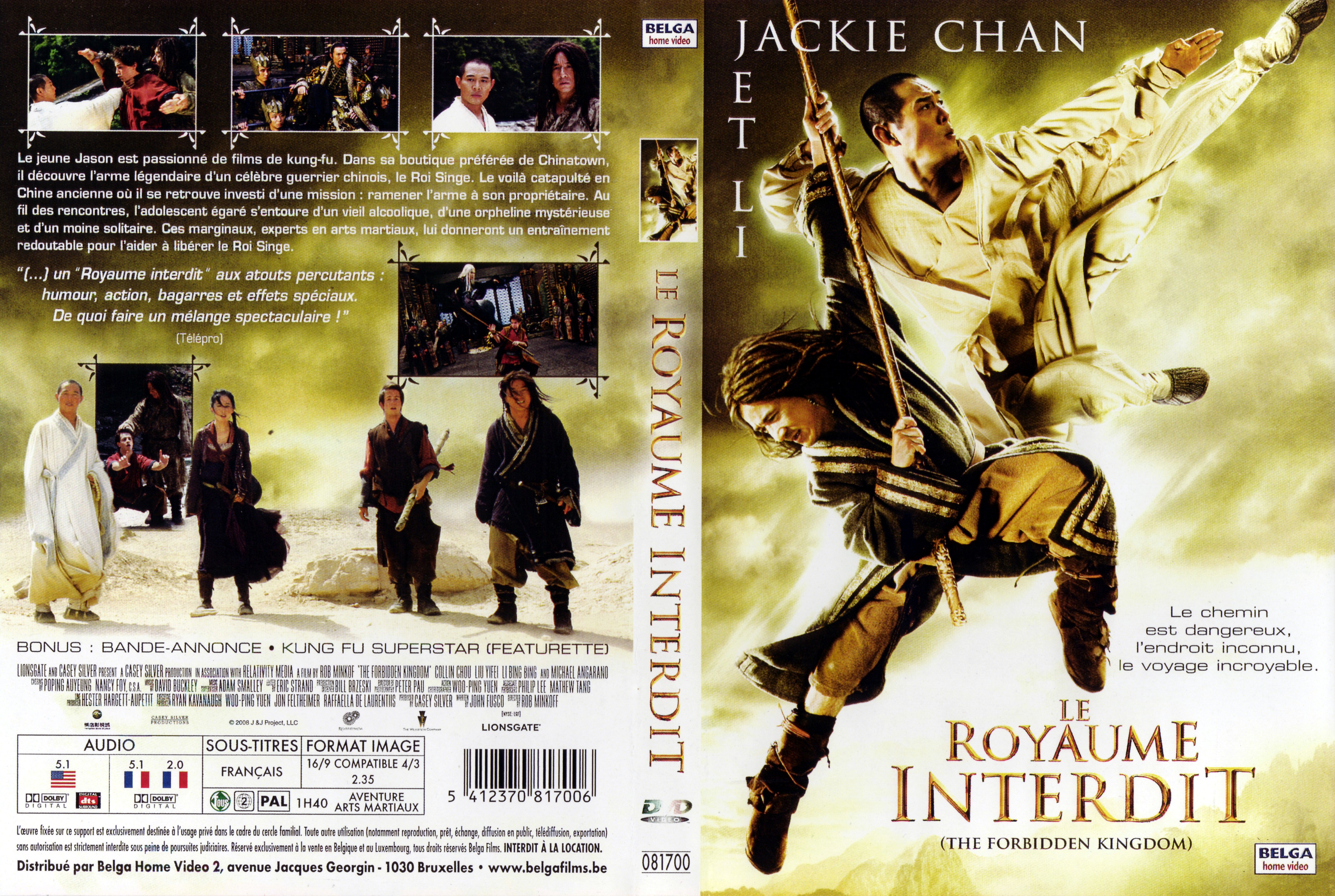 Jaquette DVD Le royaume interdit v2