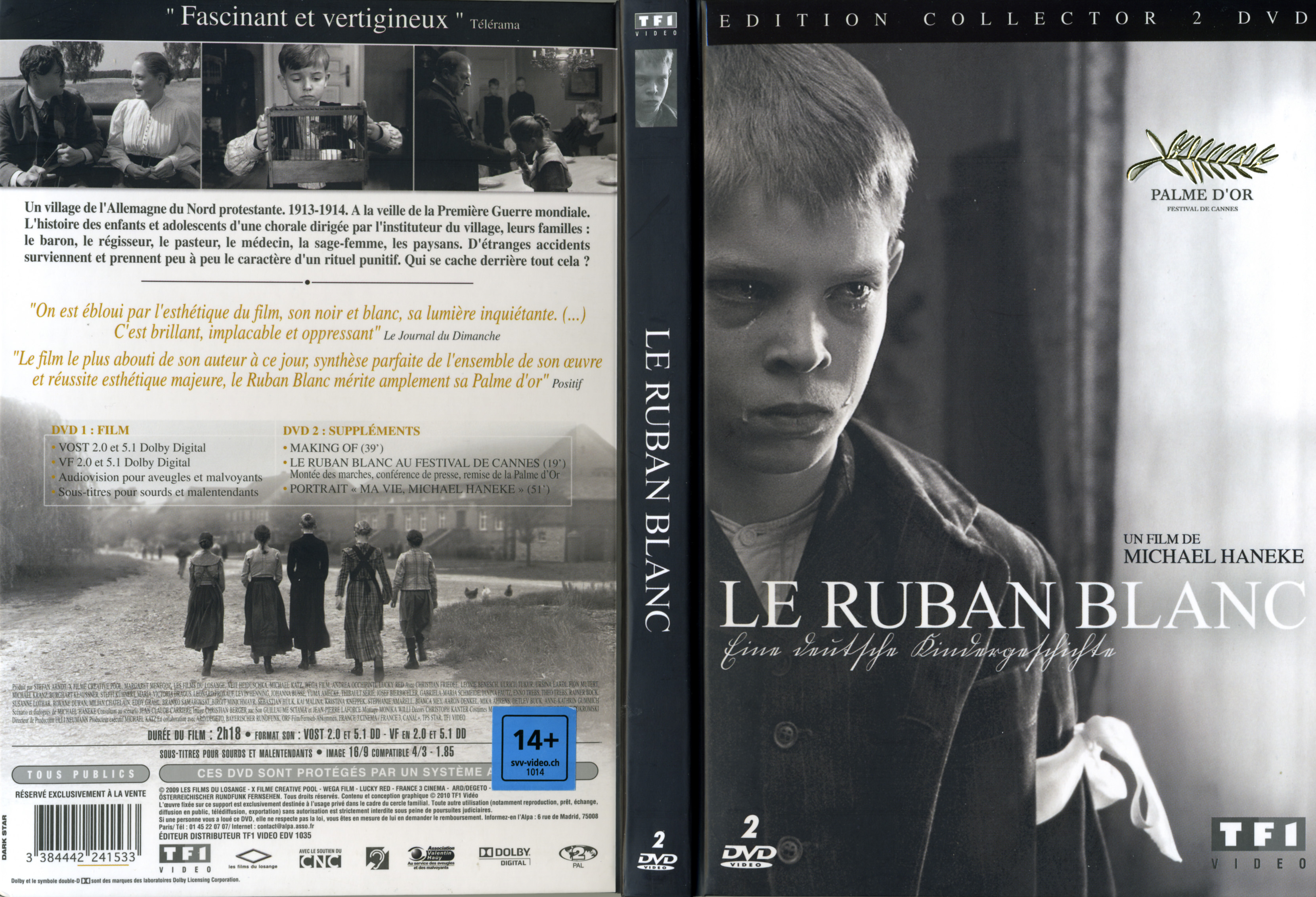 Jaquette DVD Le ruban blanc