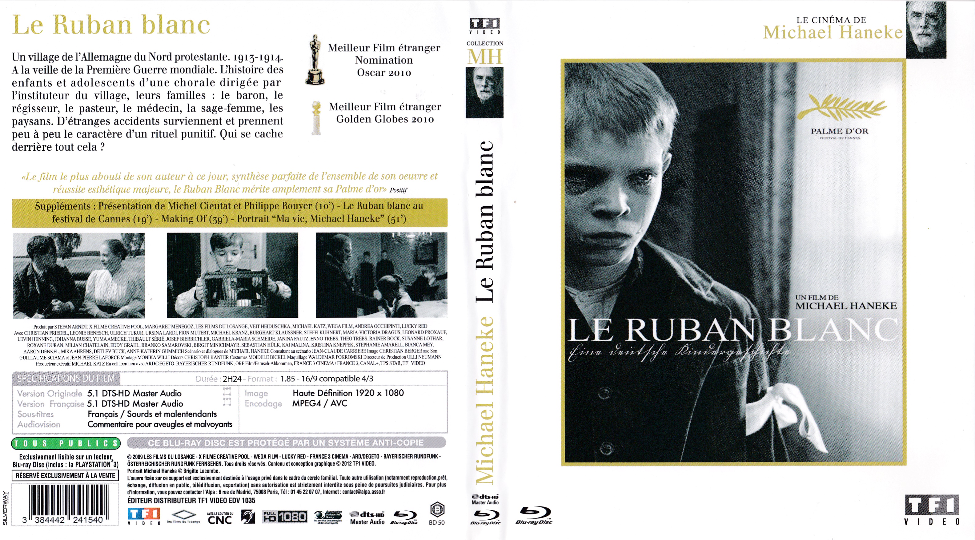 Jaquette DVD Le ruban blanc (BLU-RAY) v2