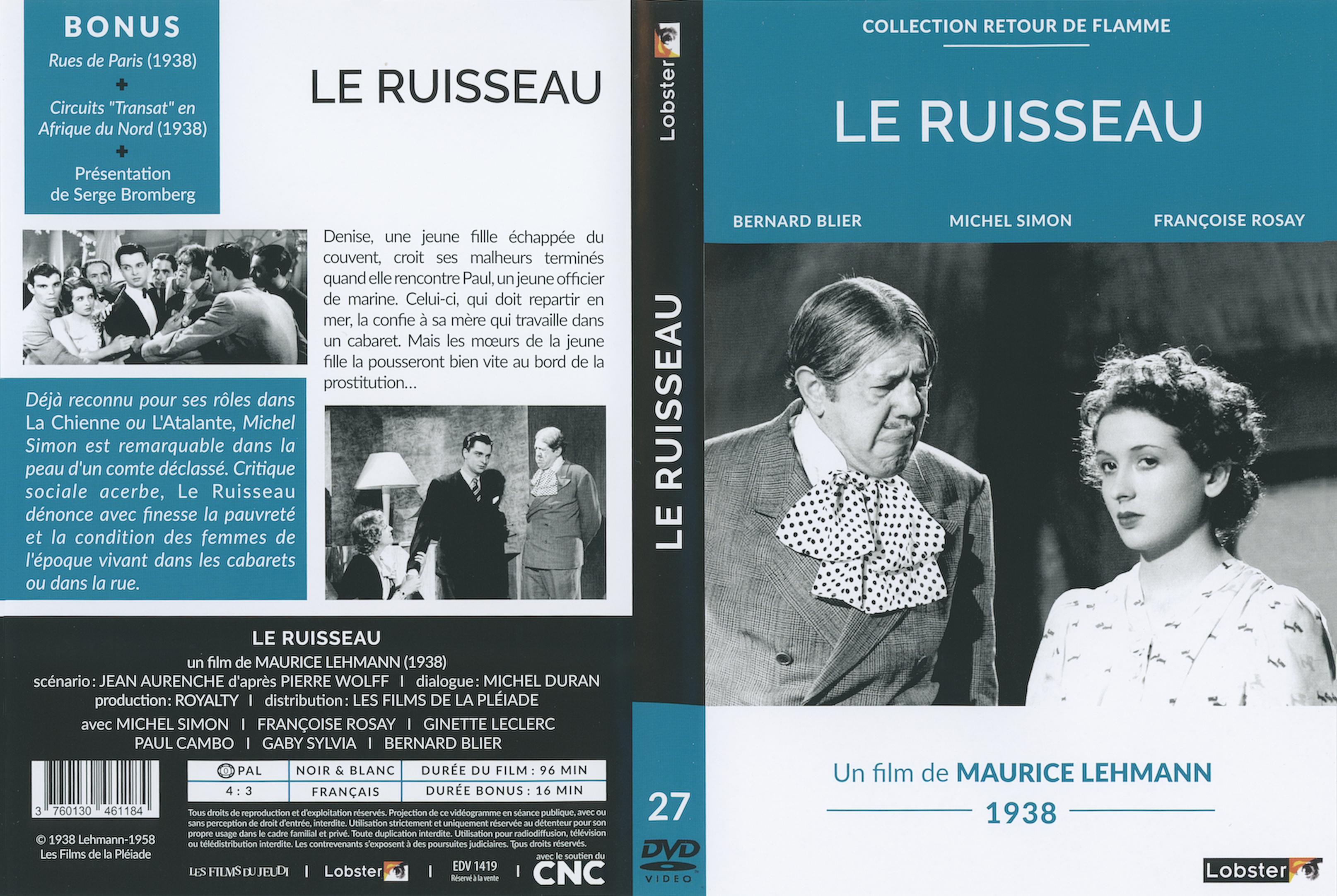 Jaquette DVD Le ruisseau