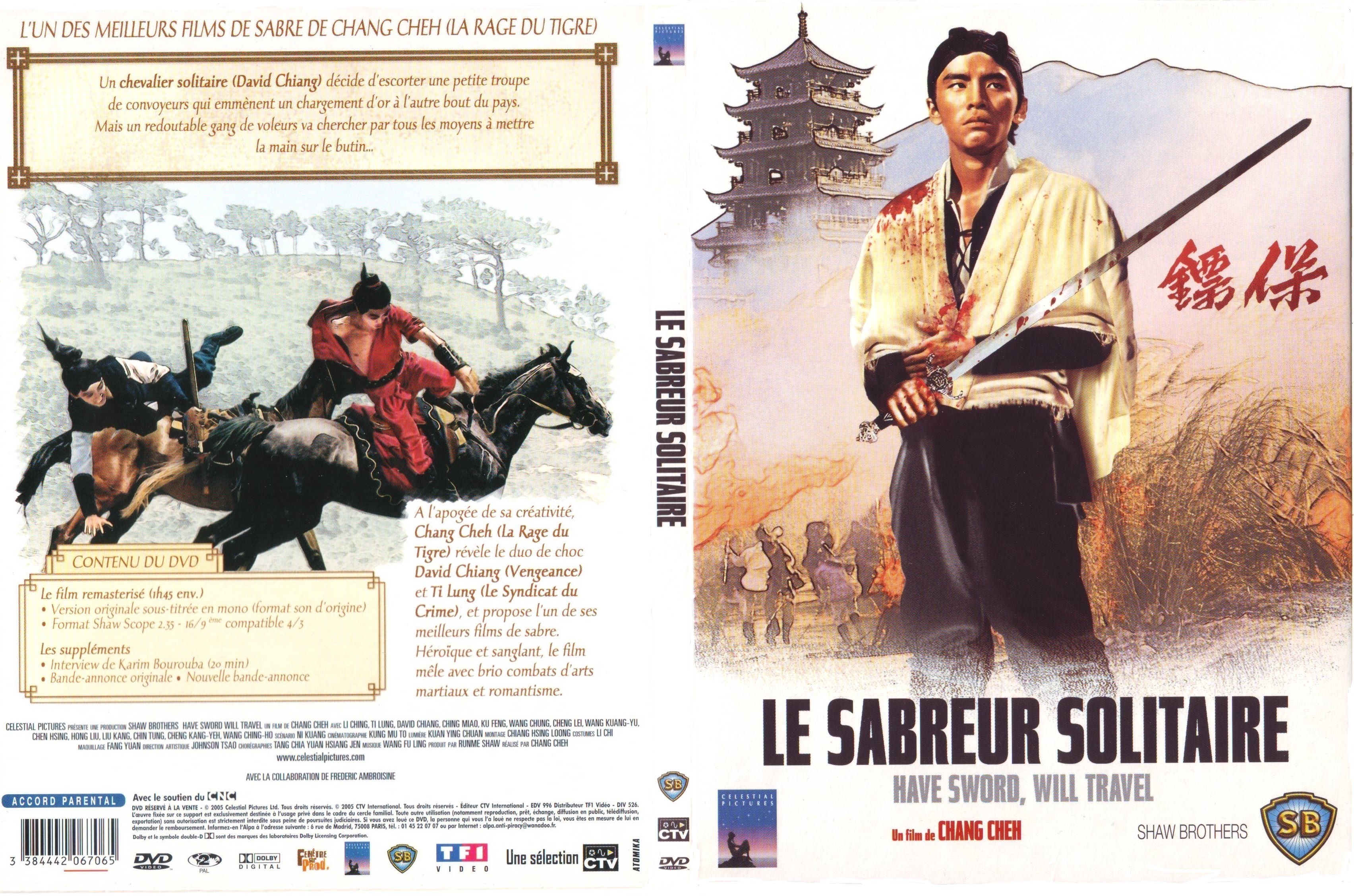 Jaquette DVD Le sabreur solitaire