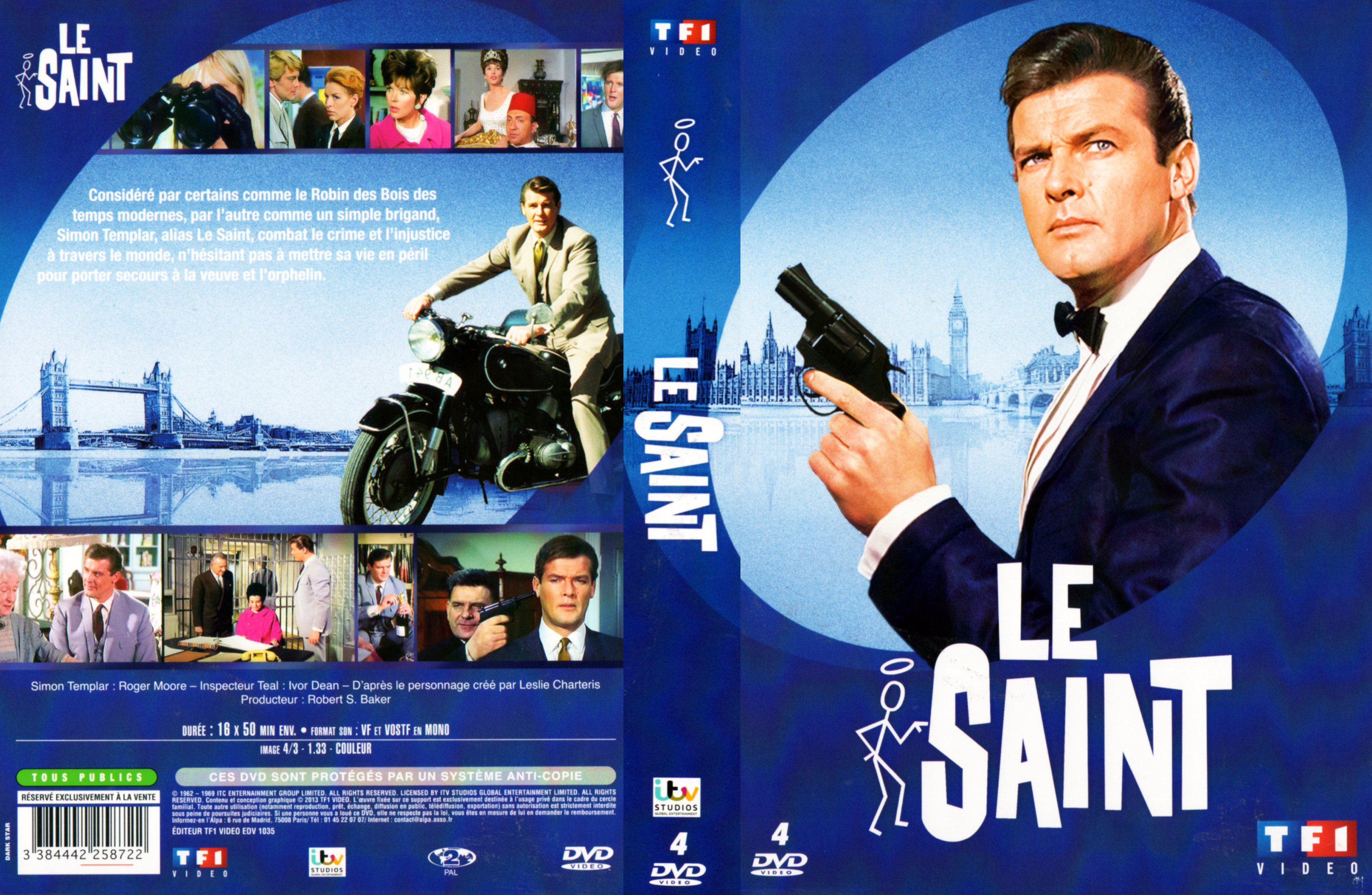 Jaquette DVD Le saint COFFRET