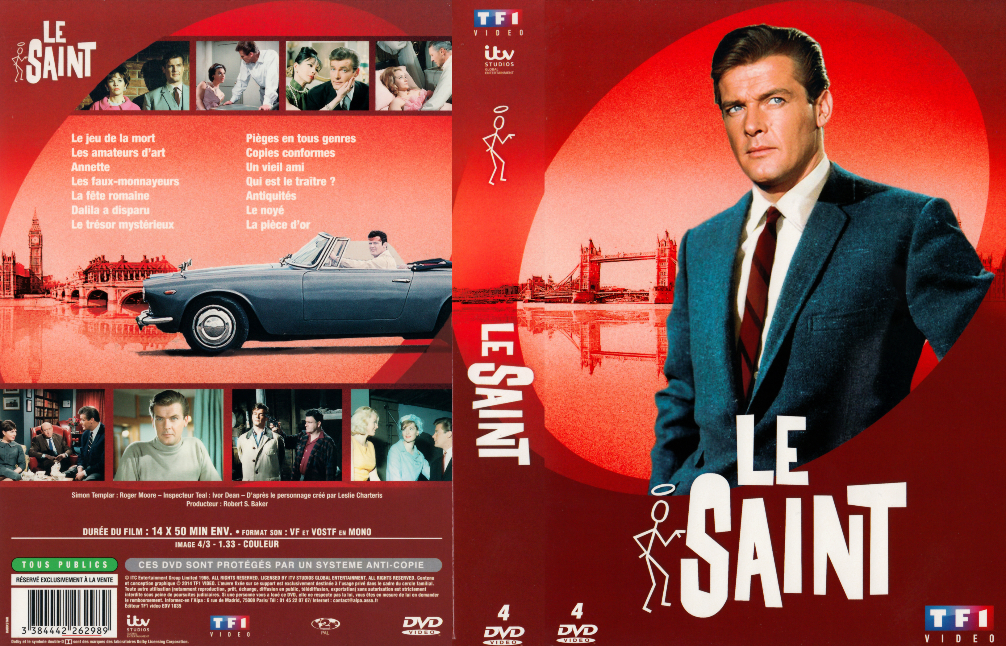 Jaquette DVD Le saint COFFRET v2