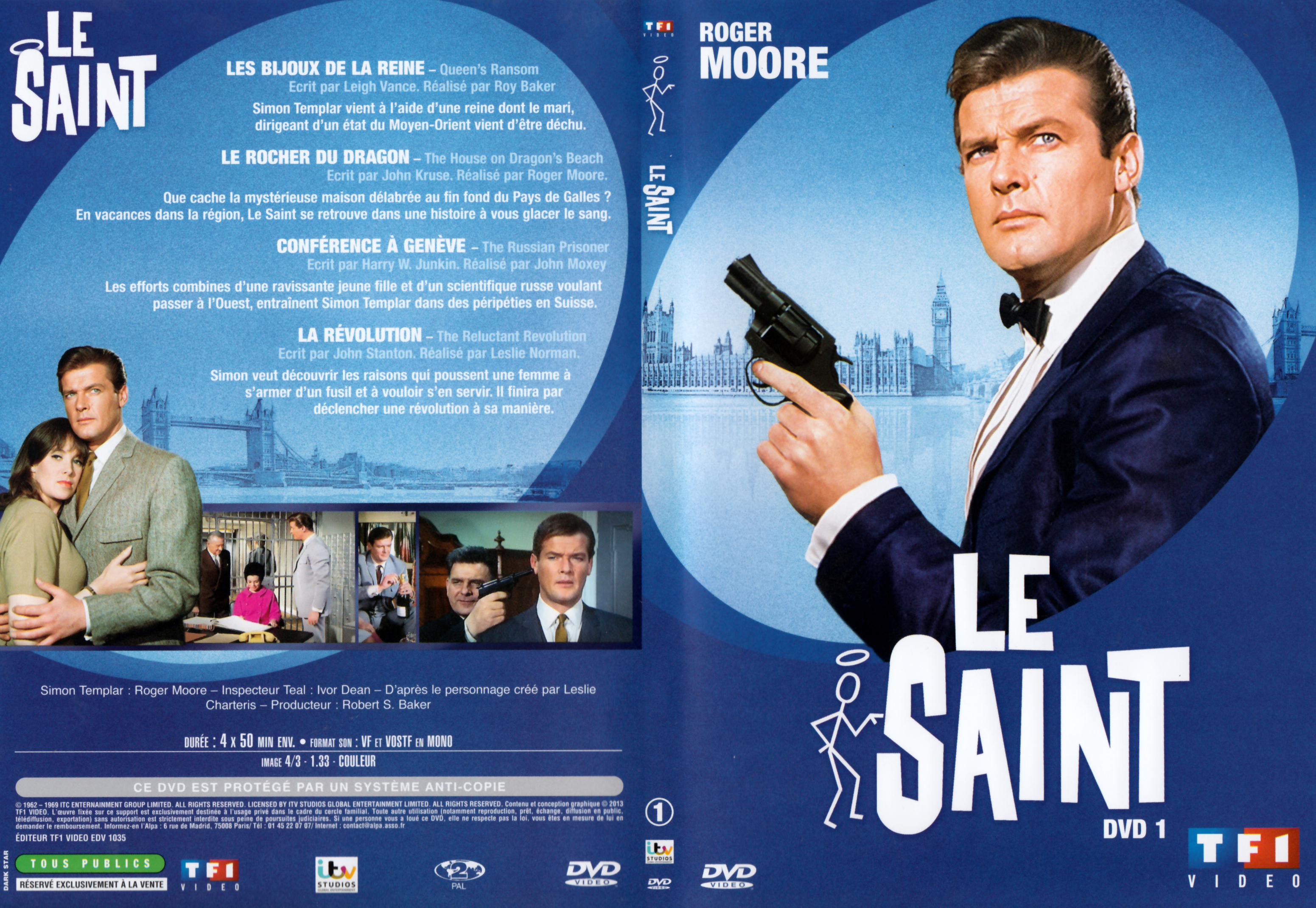 Jaquette DVD Le saint Saison 4 DVD 1