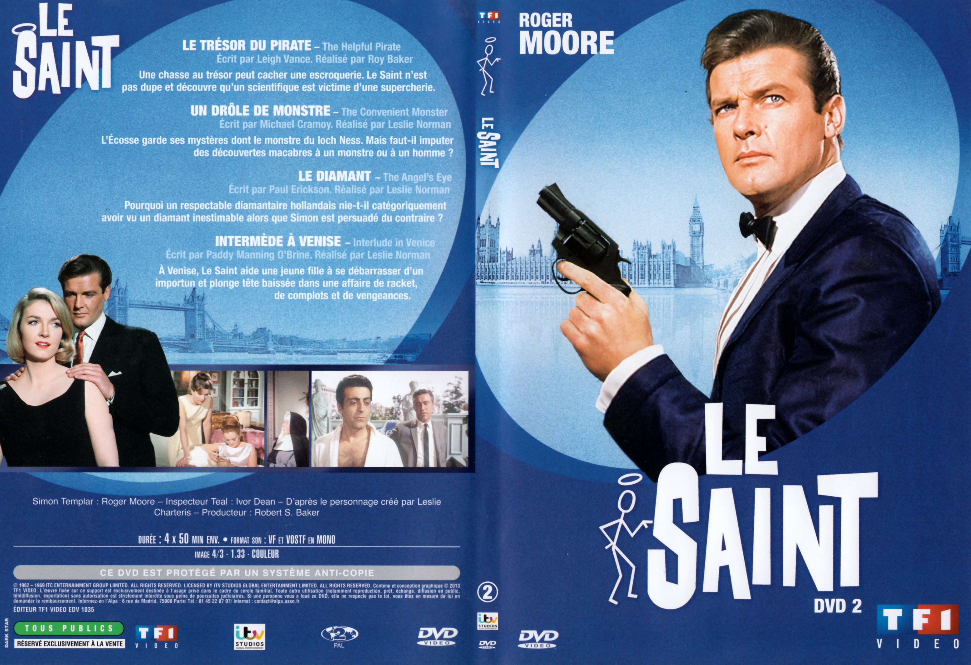 Jaquette DVD Le saint Saison 4 DVD 2