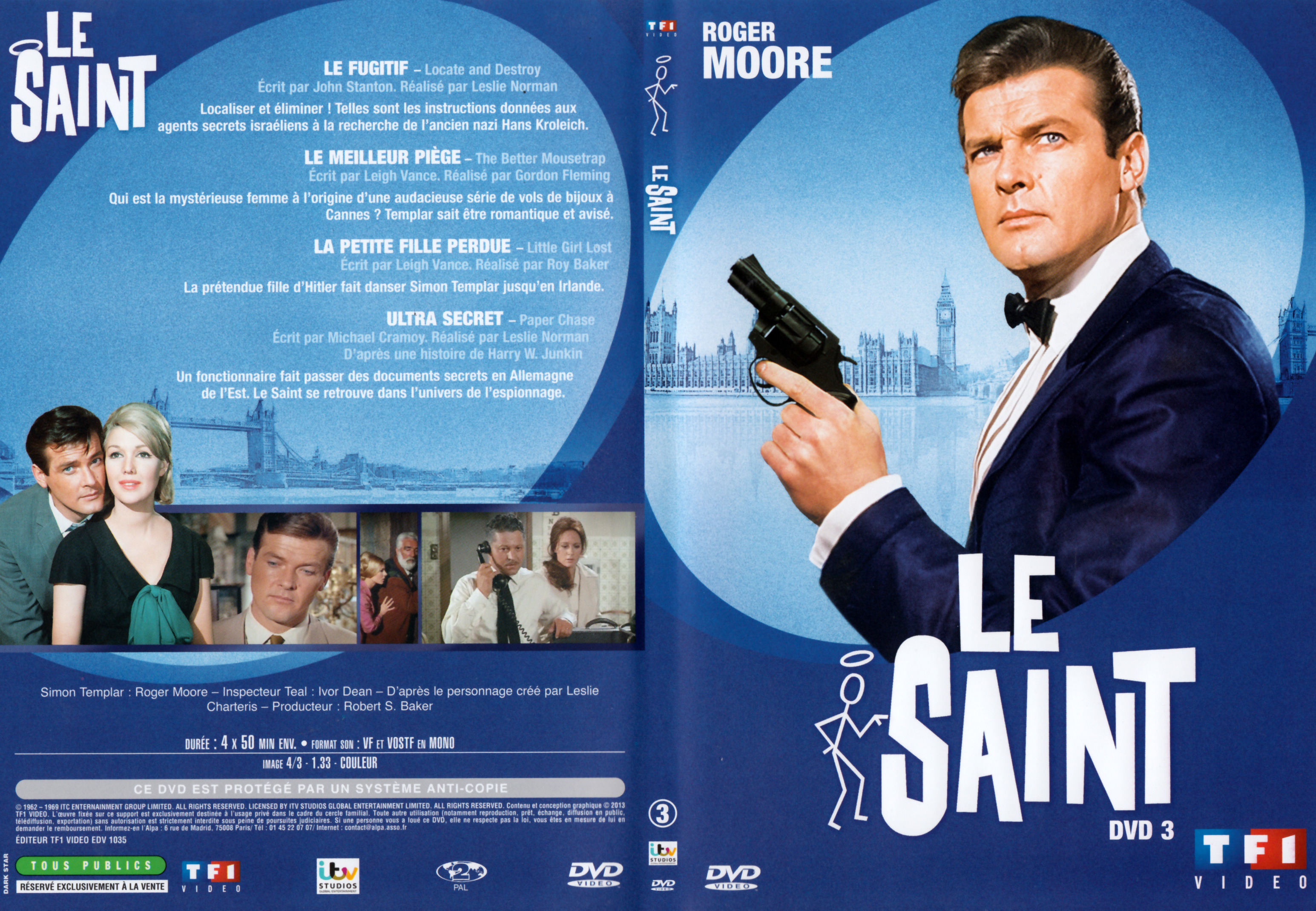 Jaquette DVD Le saint Saison 4 DVD 3
