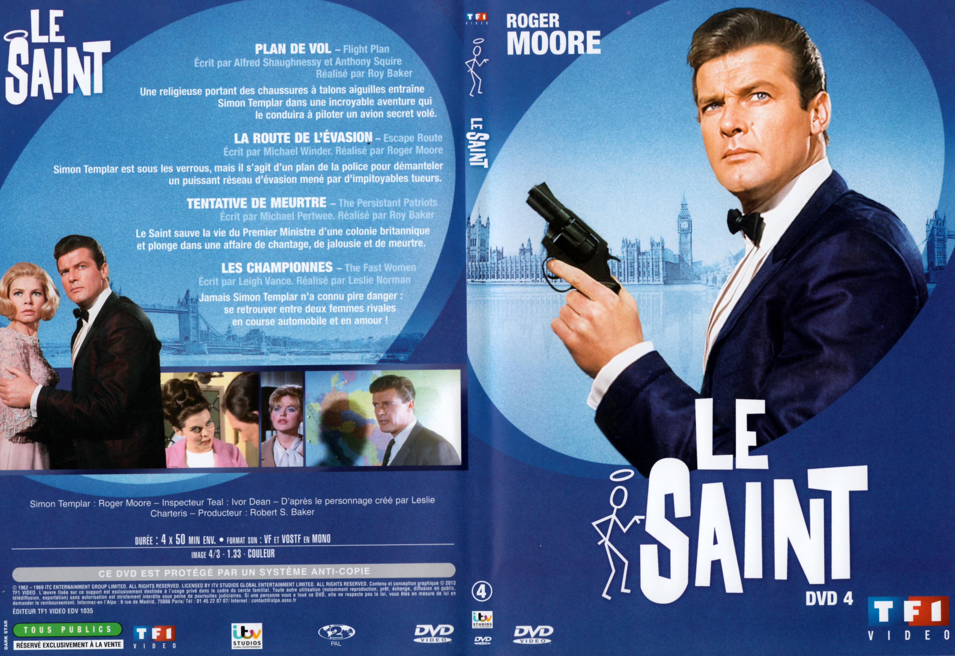 Jaquette DVD Le saint Saison 4 DVD 4
