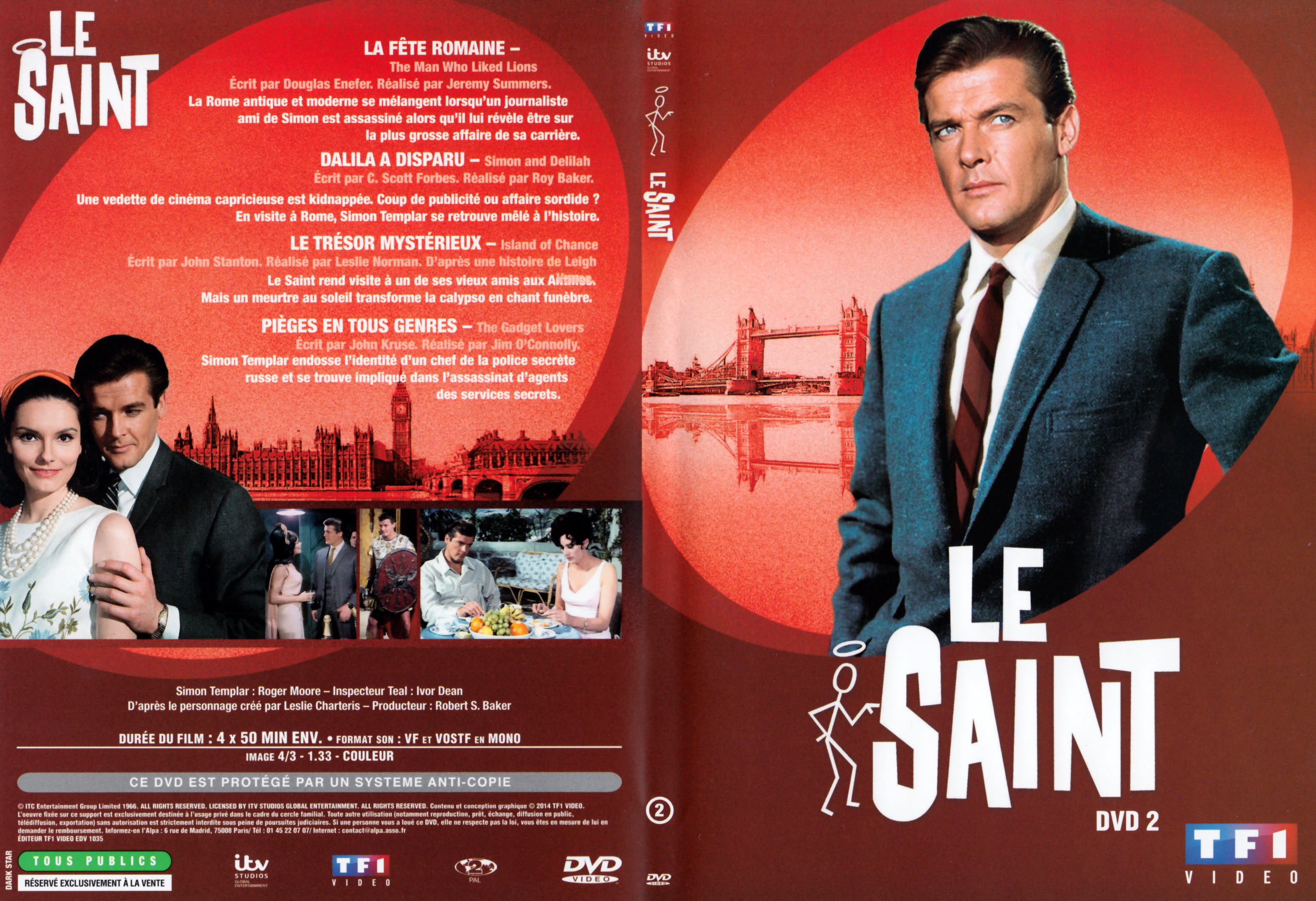 Jaquette DVD Le saint Saison 5 DVD 2