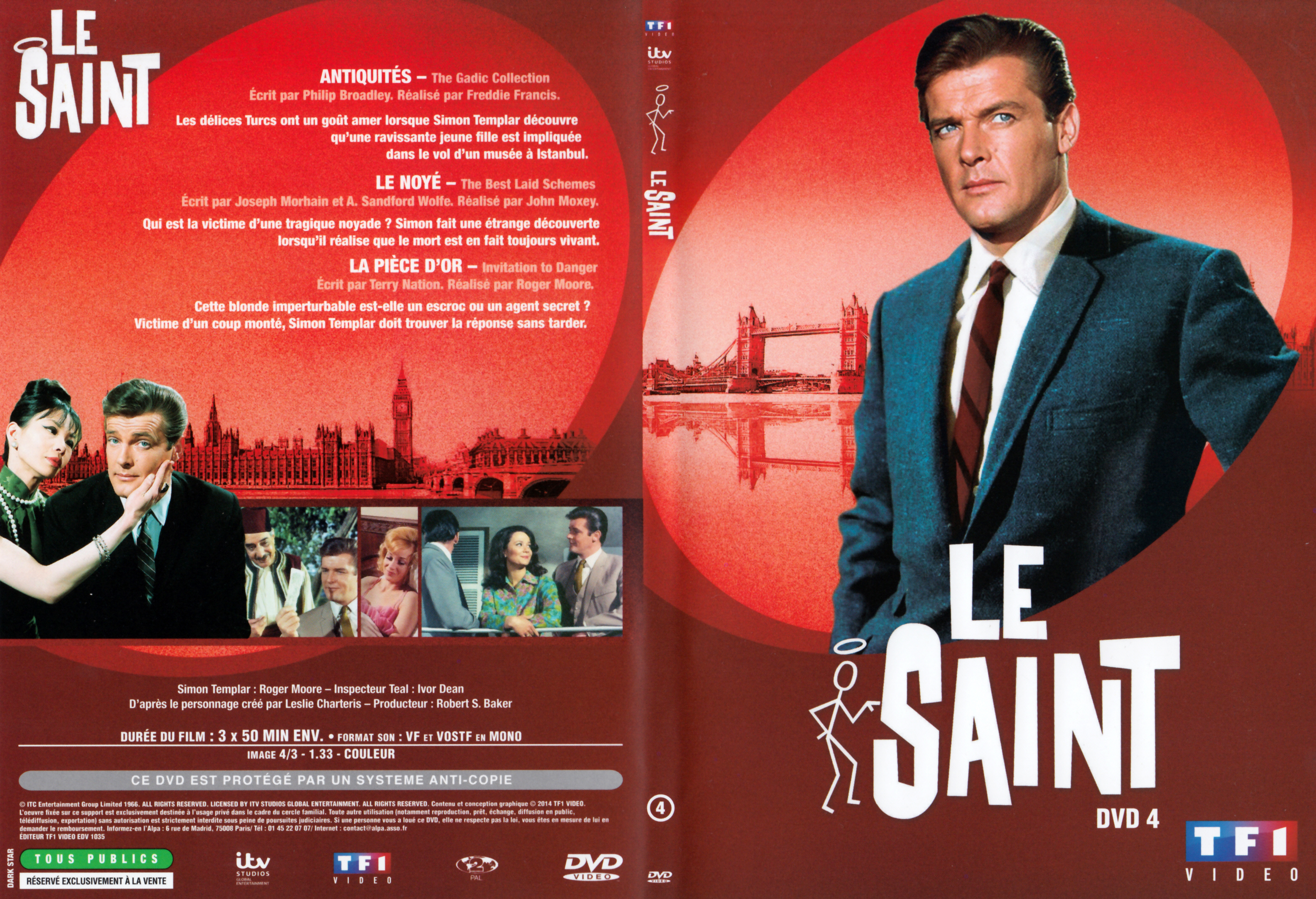 Jaquette DVD Le saint Saison 5 DVD 4