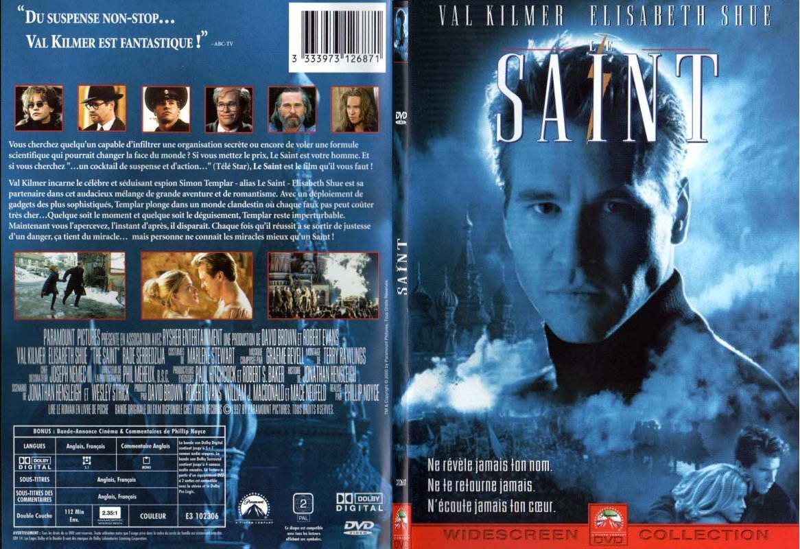 Jaquette DVD Le saint - SLIM