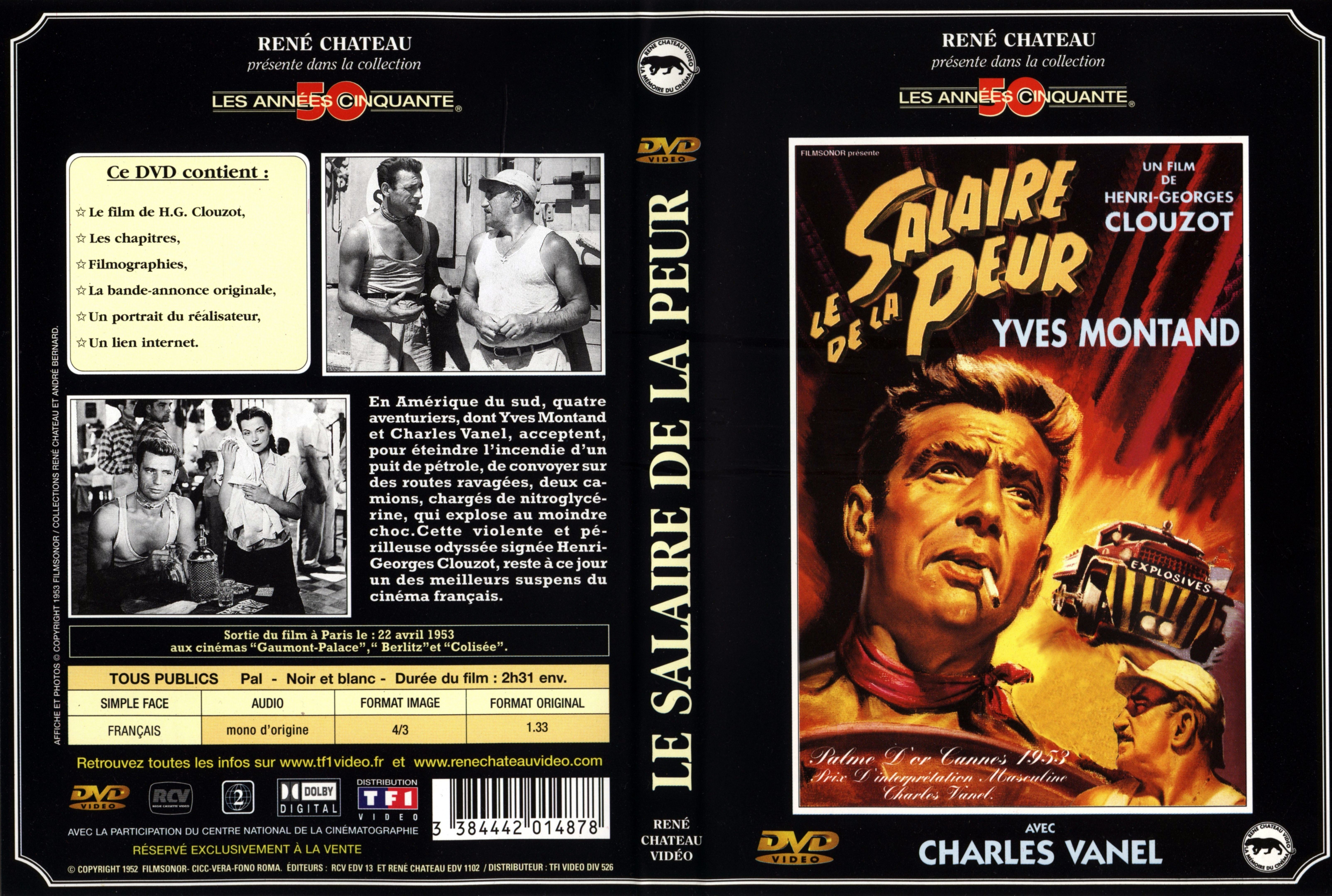 Jaquette DVD Le salaire de la peur