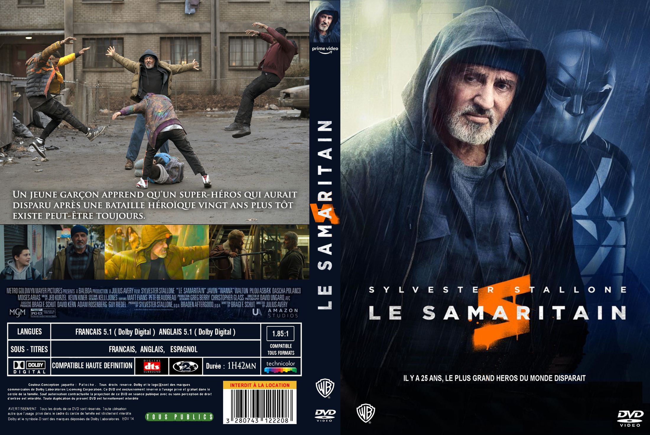 Jaquette DVD Le samaritain custom