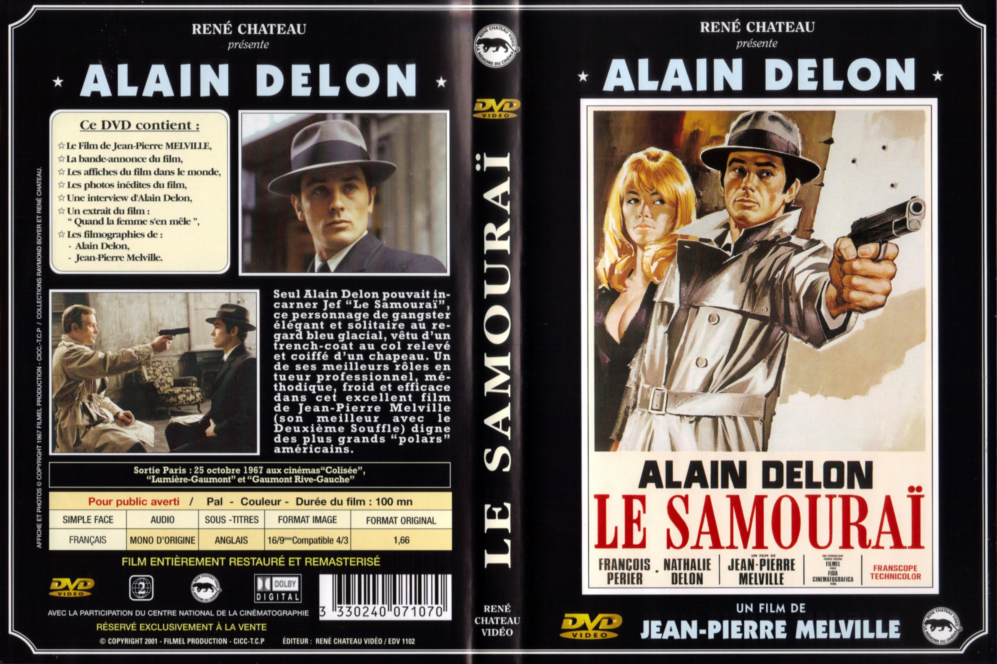 Jaquette DVD Le samourai