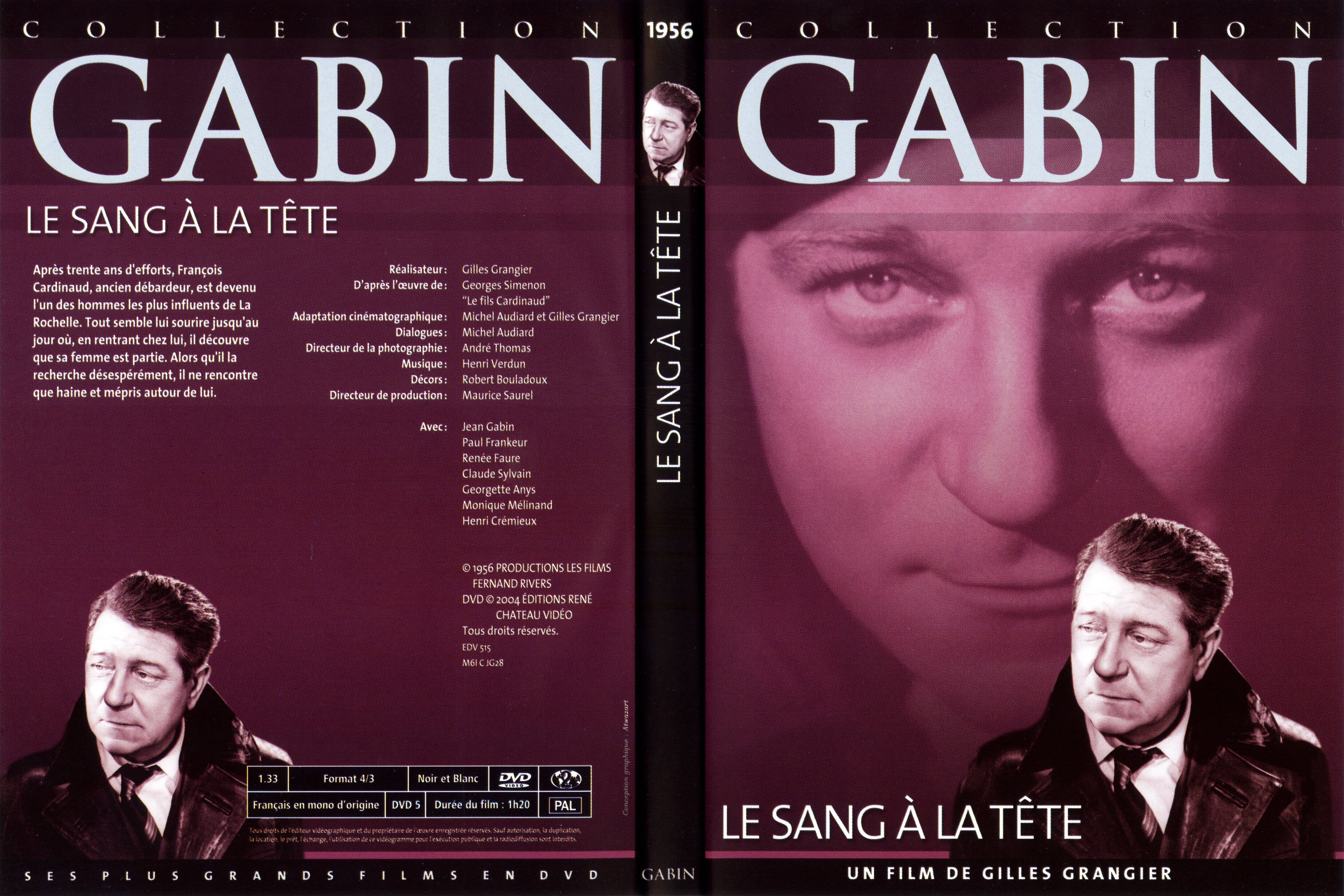 Jaquette DVD Le sang  la tte v2