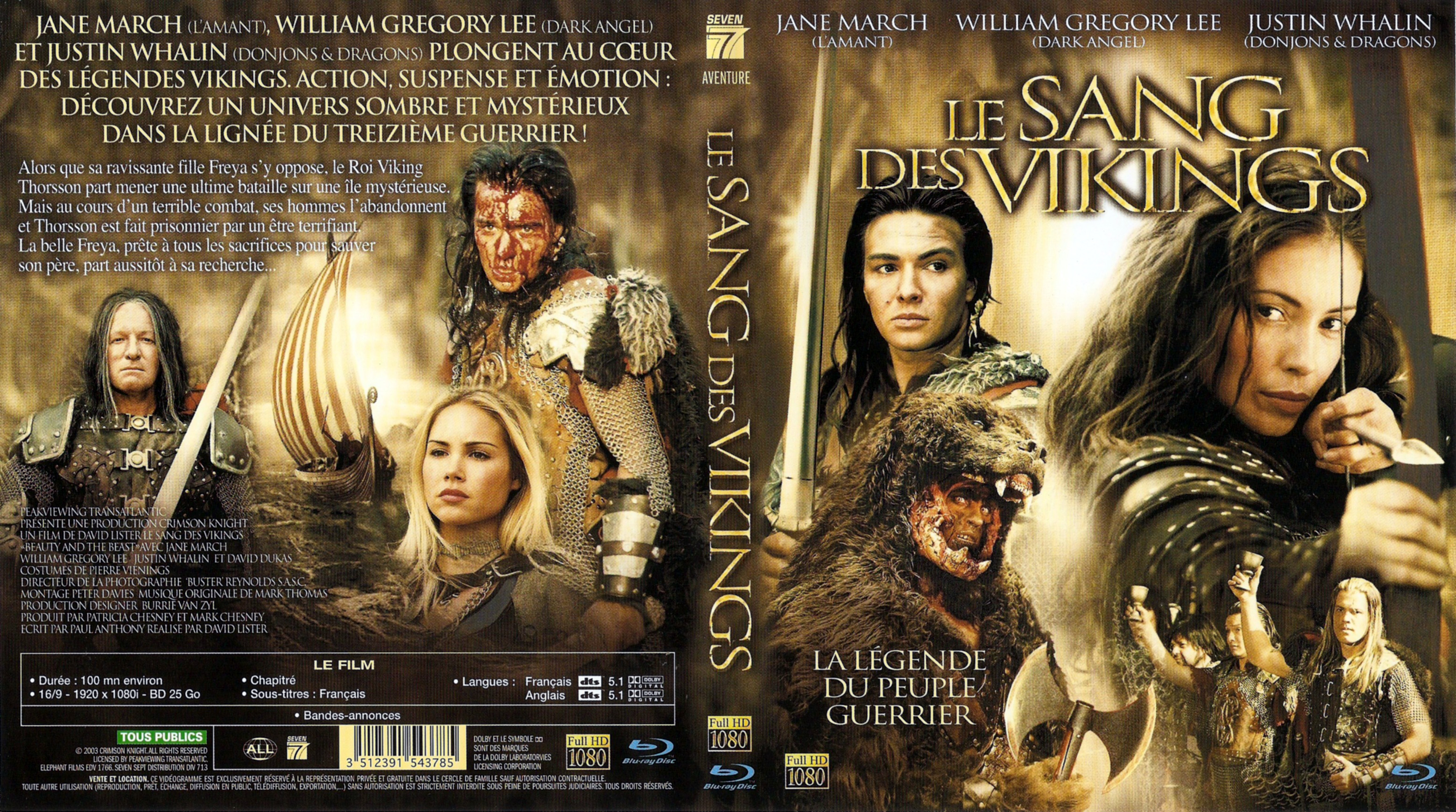 Jaquette DVD Le sang des vikings (BLU-RAY)