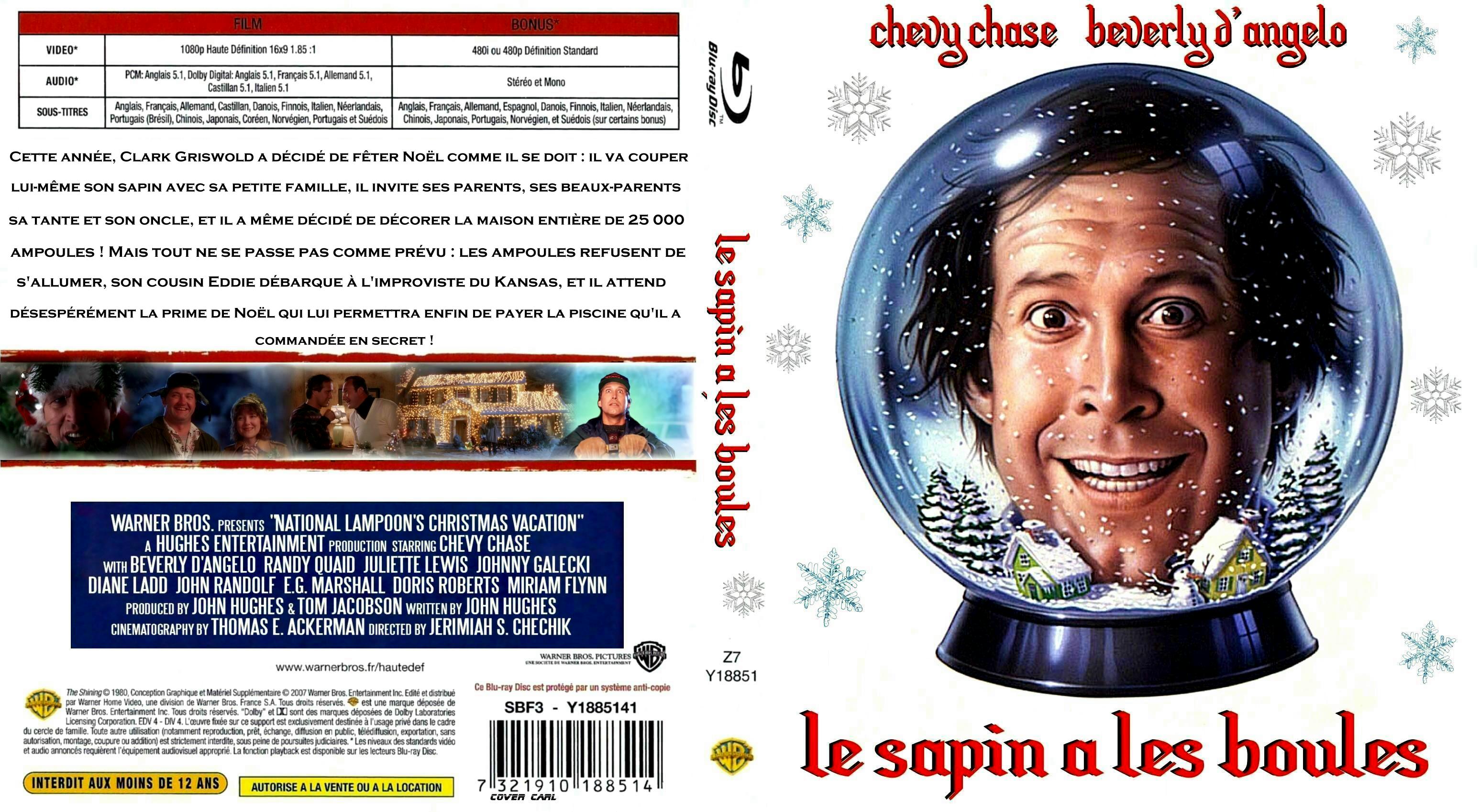 Jaquette DVD Le sapin  les boules custom (BLU-RAY)