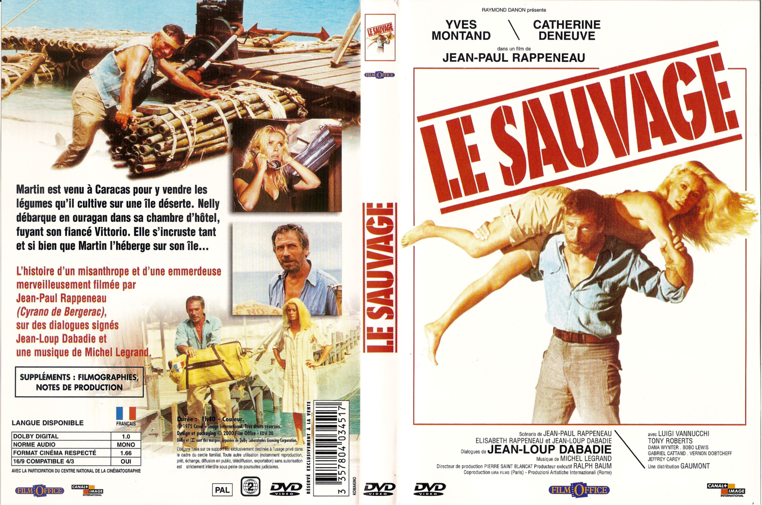 Jaquette DVD Le sauvage