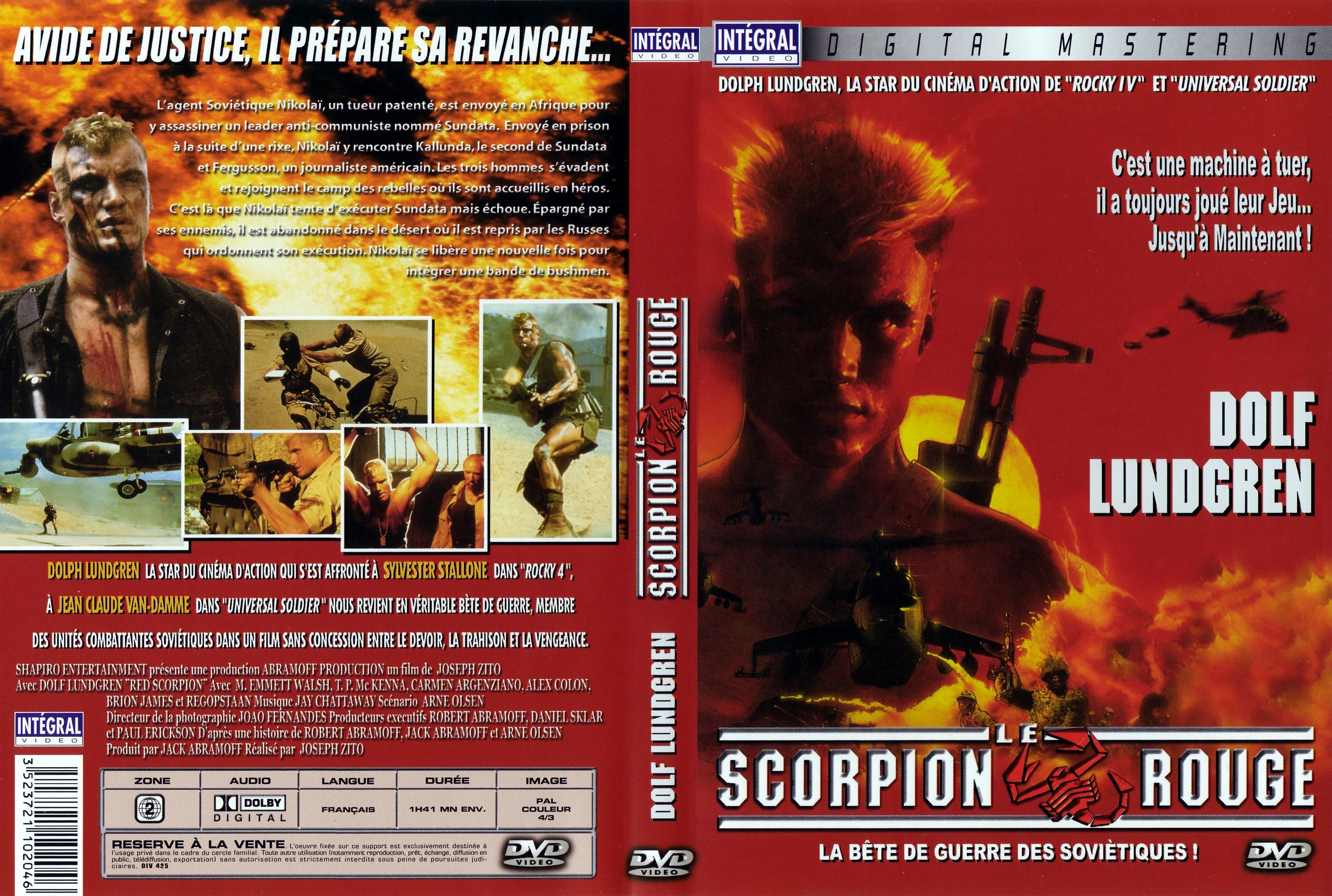 Jaquette DVD Le scorpion rouge