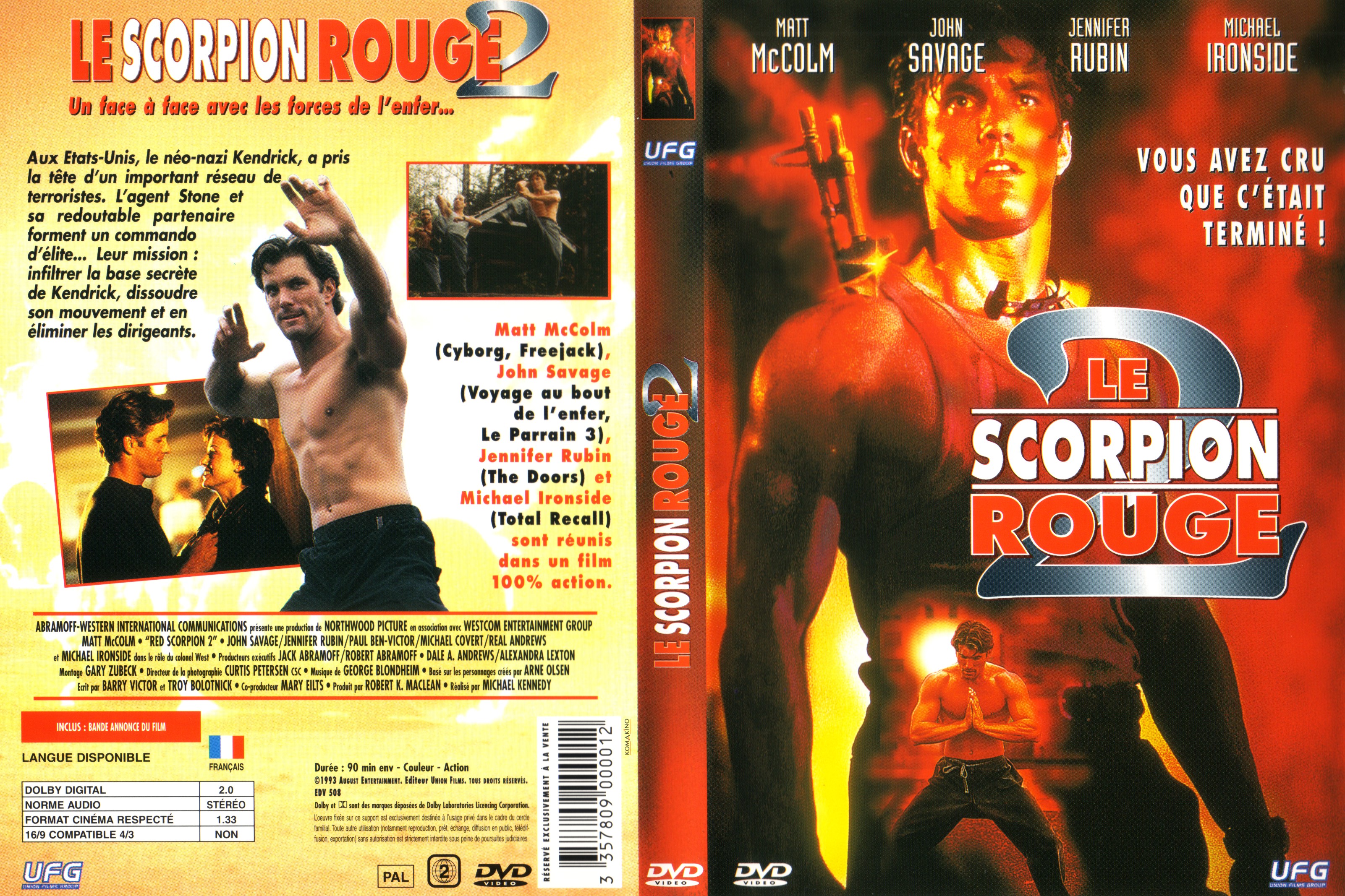 Jaquette DVD Le scorpion rouge 2