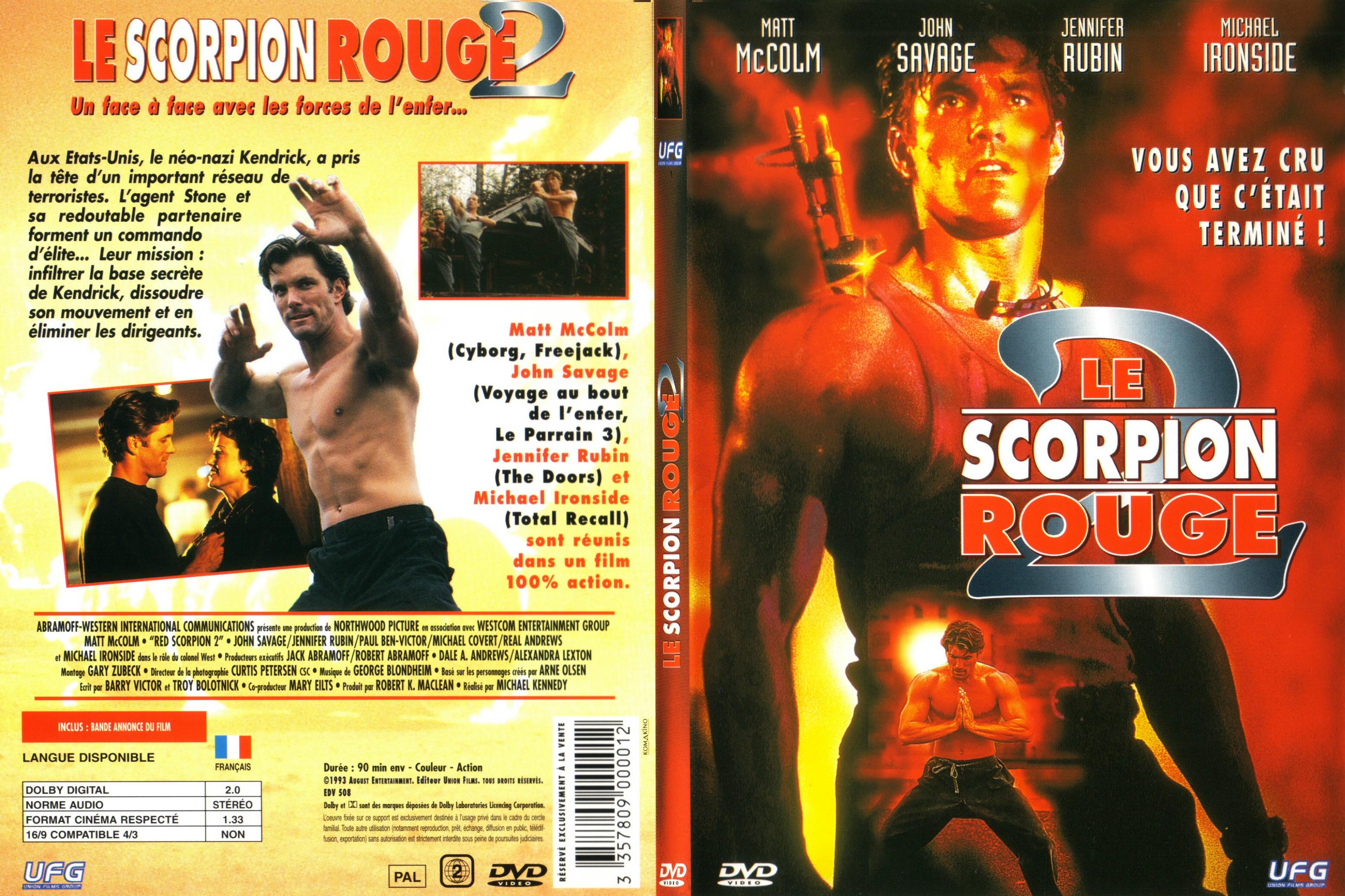 Jaquette DVD Le scorpion rouge 2 - SLIM