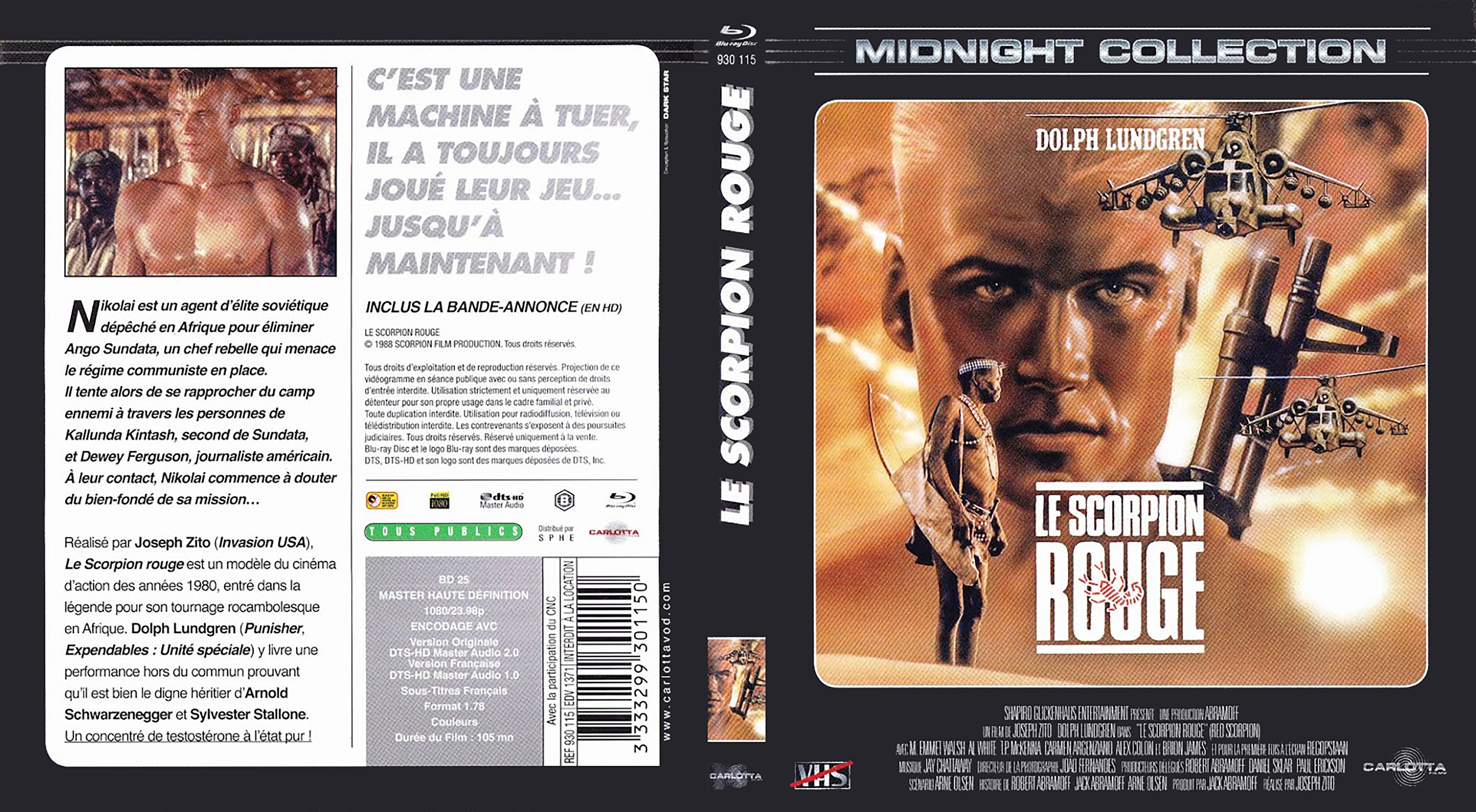 Jaquette DVD Le scorpion rouge (BLU-RAY)