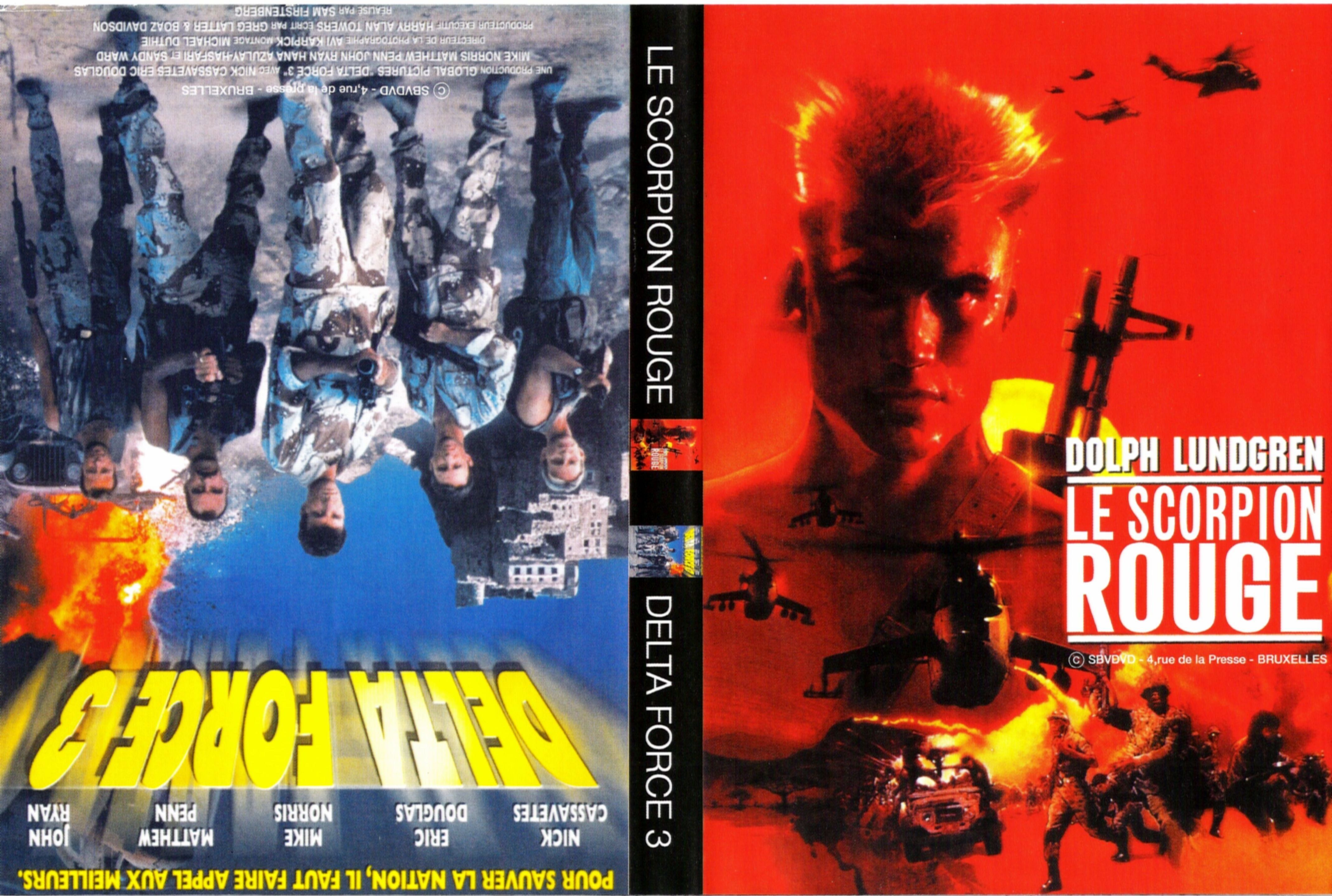 Jaquette DVD Le scorpion rouge - Delta force 3