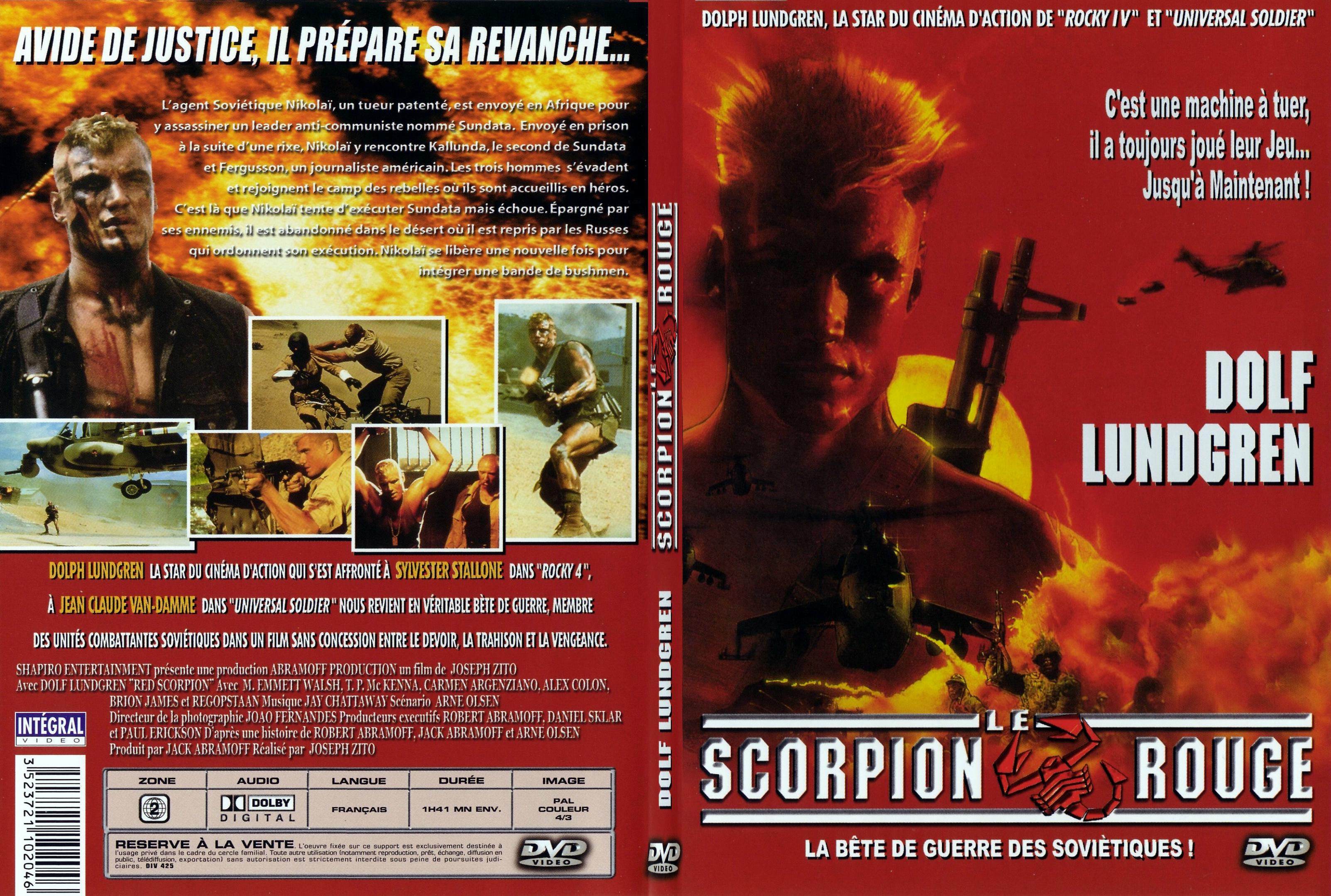 Jaquette DVD Le scorpion rouge - SLIM
