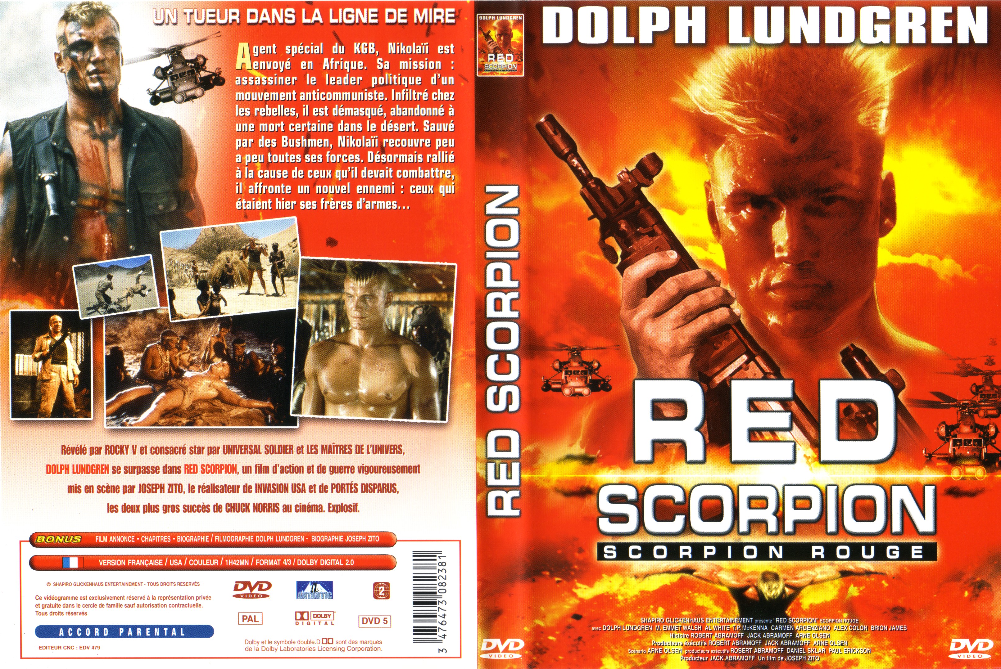 Jaquette DVD Le scorpion rouge v2