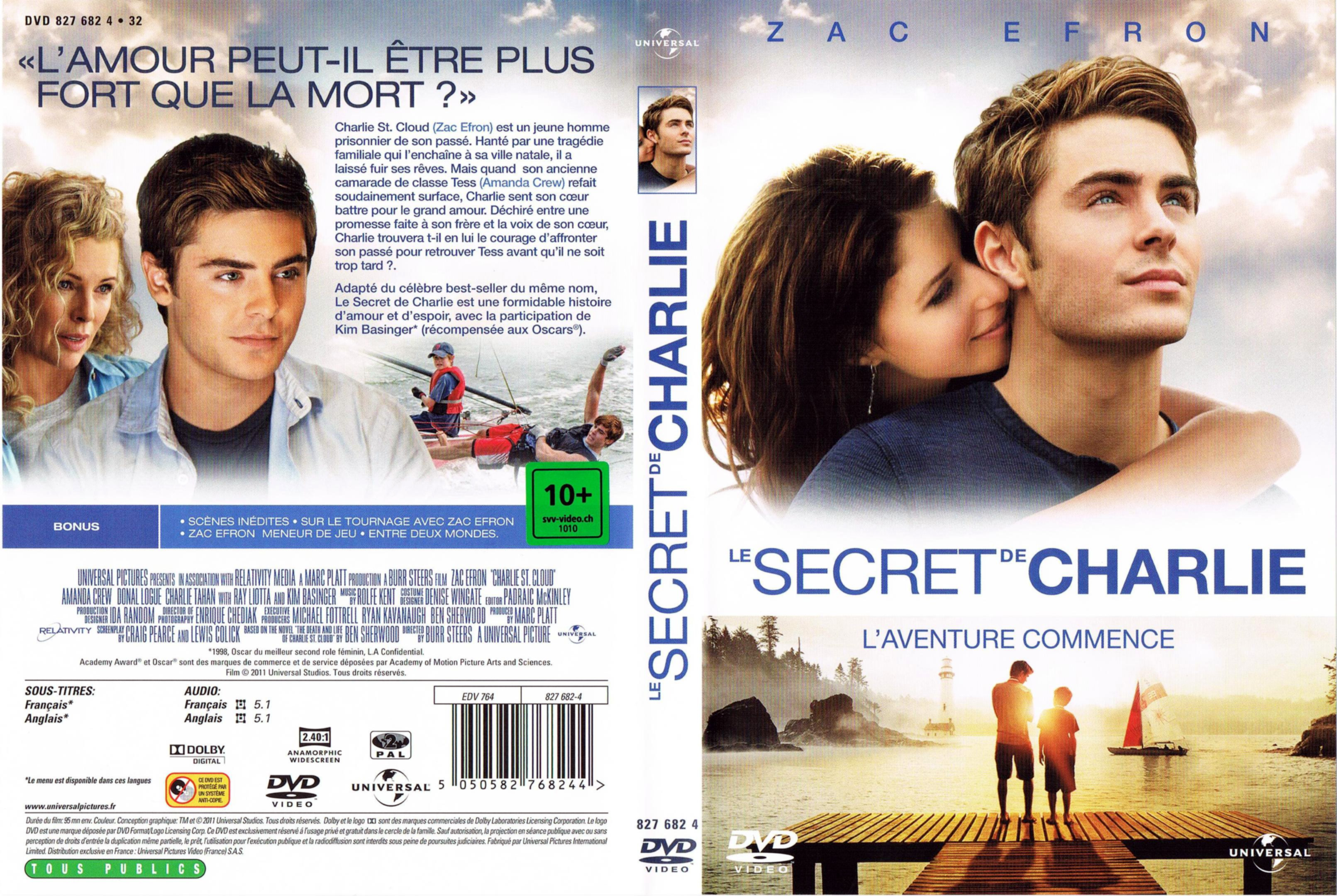 Jaquette DVD Le secret de Charlie