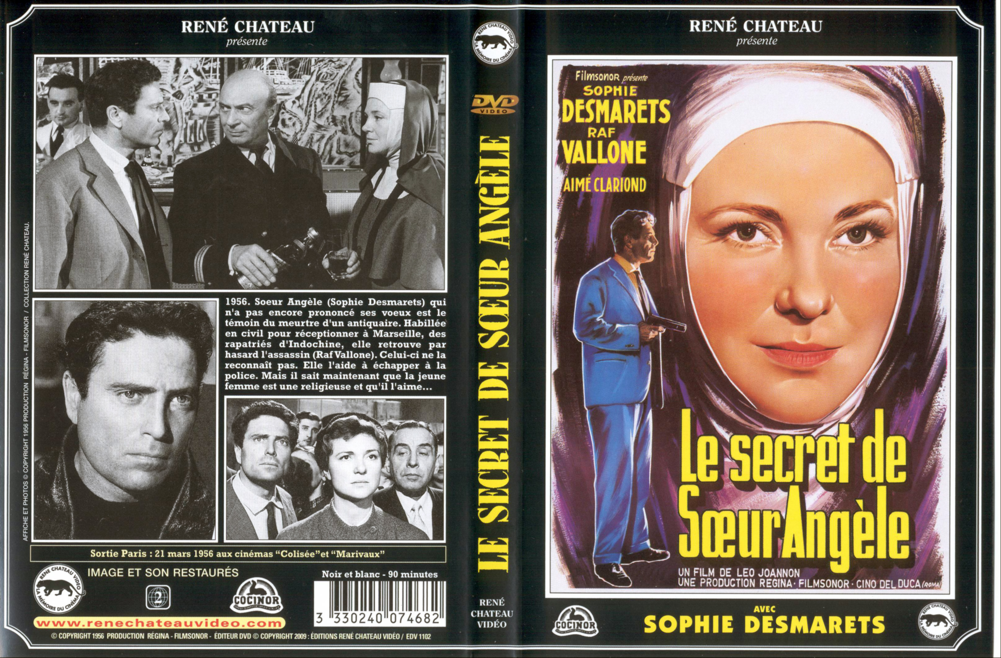 Jaquette DVD Le secret de Soeur Angele