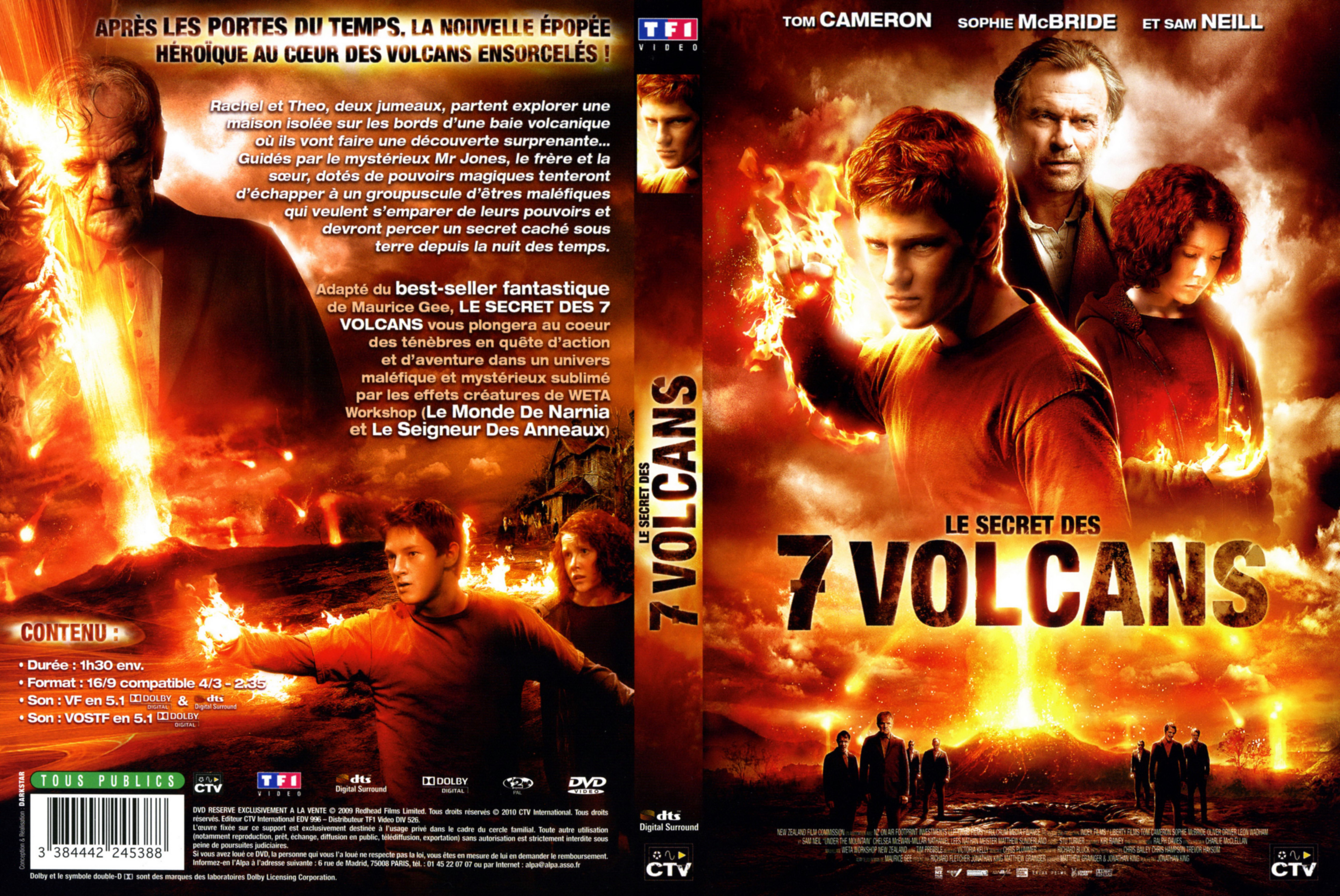 Jaquette DVD Le secret des 7 volcans