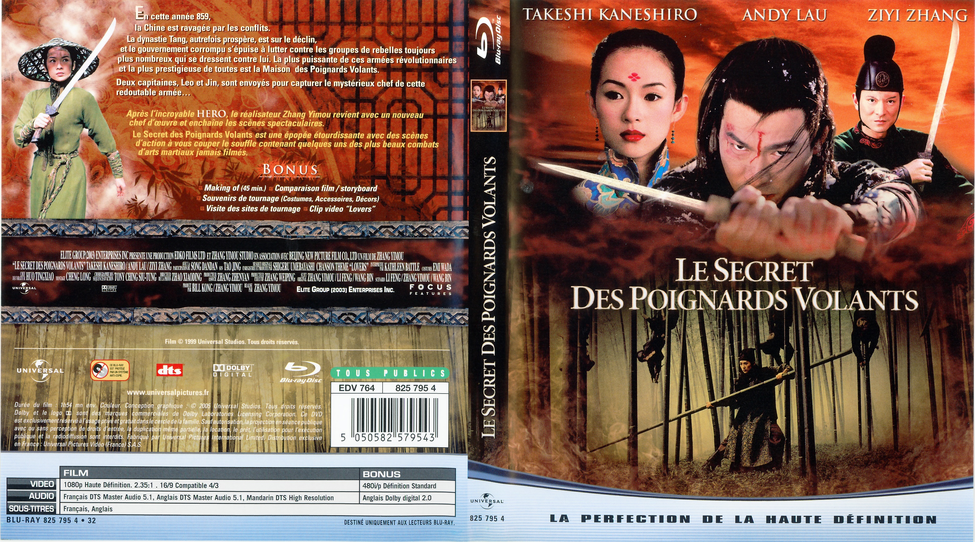 Jaquette DVD Le secret des poignards volants (BLU-RAY)