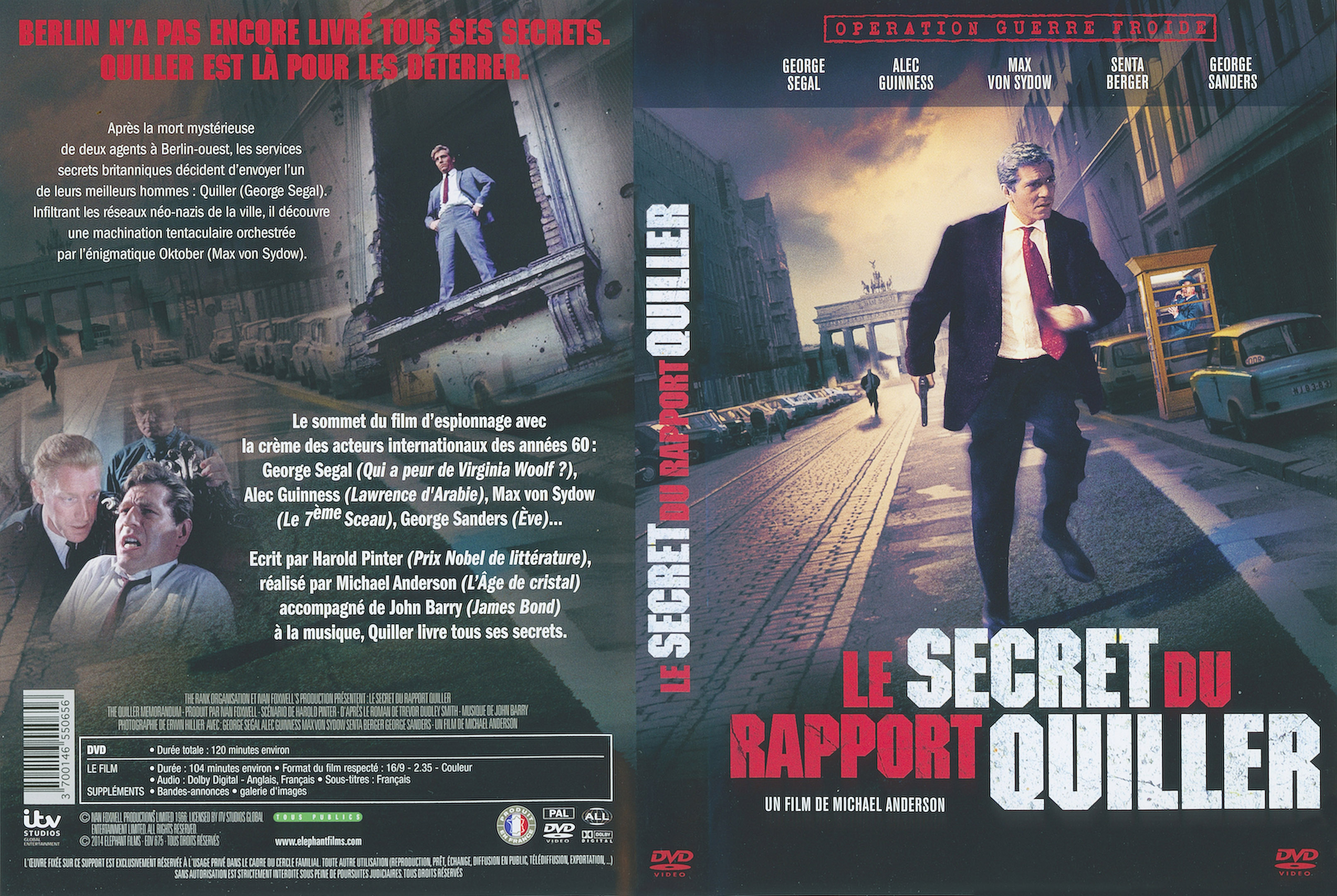 Jaquette DVD Le secret du rapport Quiller