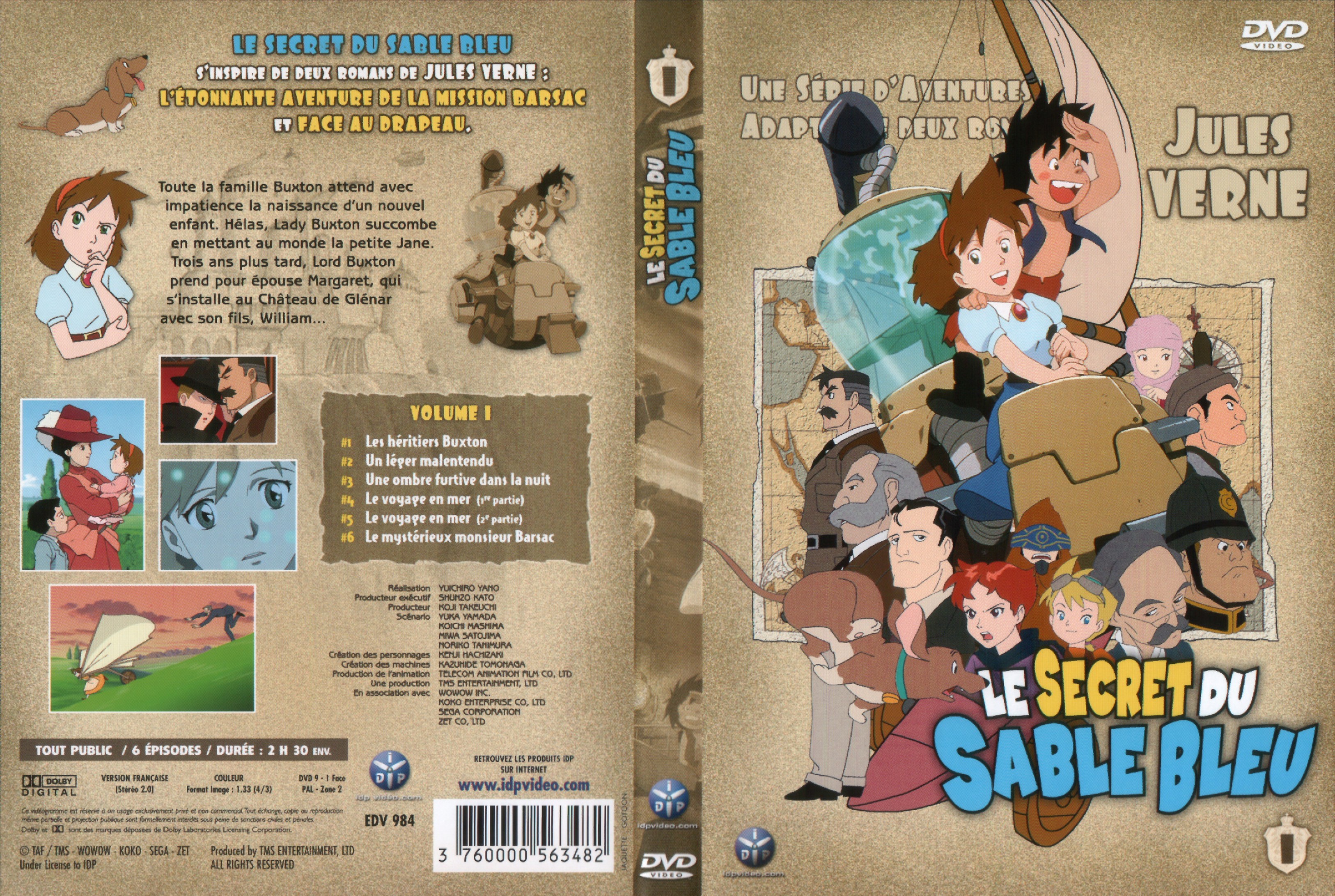 Jaquette DVD Le secret du sable bleu vol 1