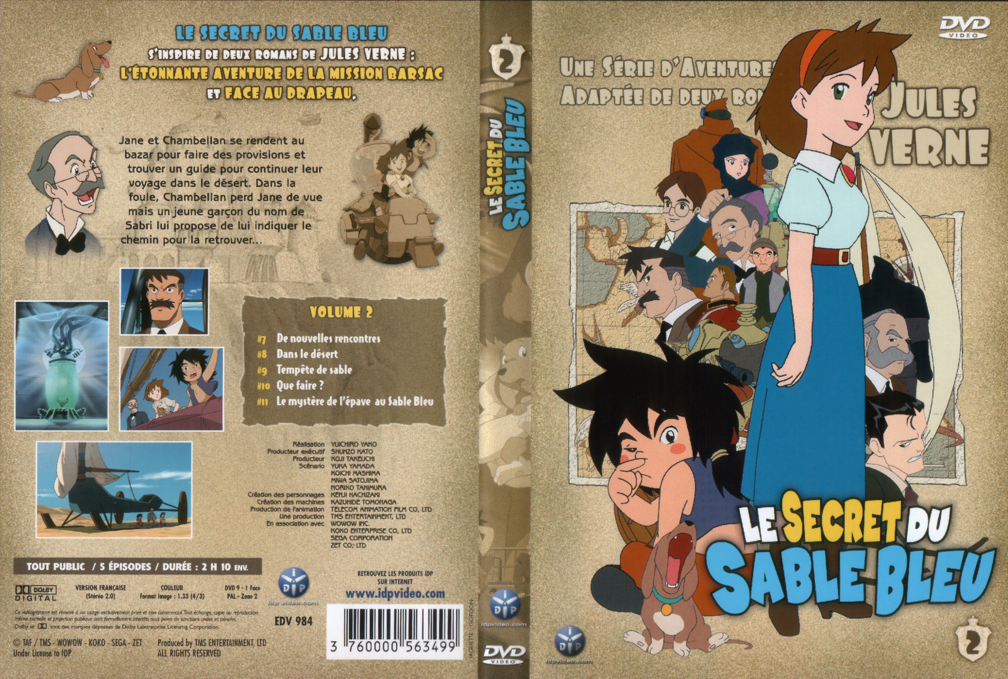 Jaquette DVD Le secret du sable bleu vol 2