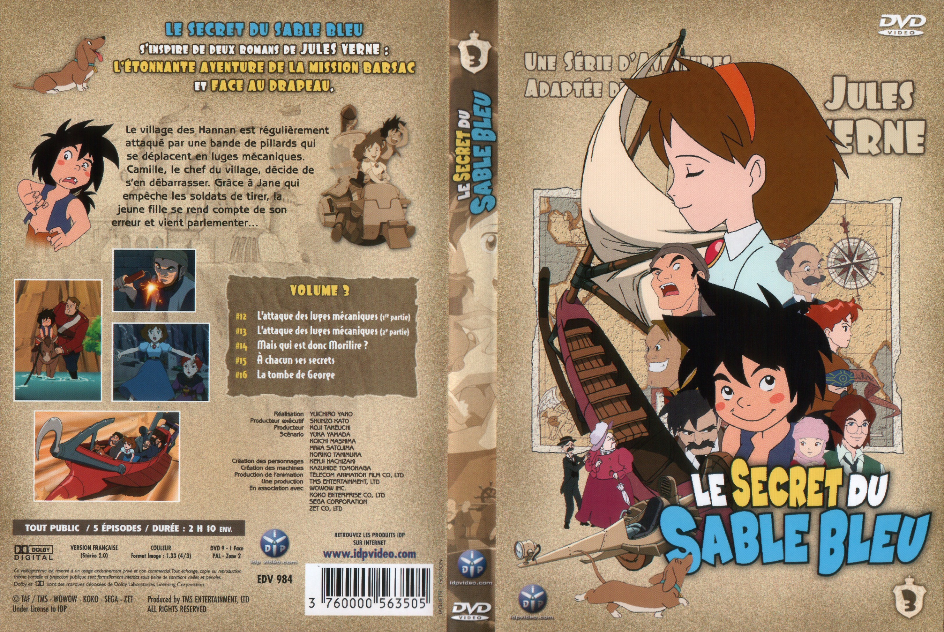 Jaquette DVD Le secret du sable bleu vol 3