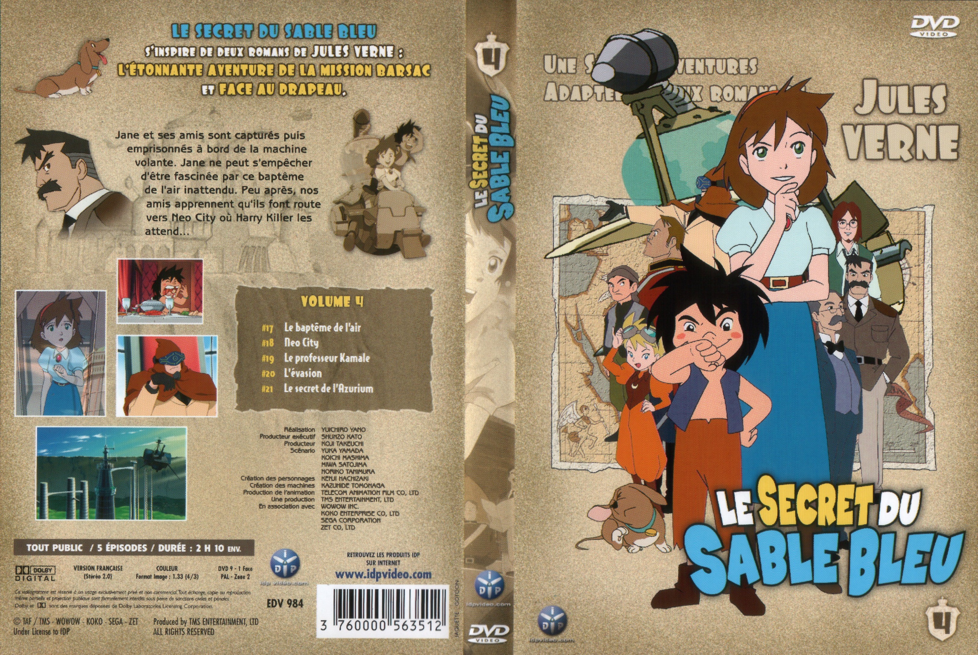 Jaquette DVD Le secret du sable bleu vol 4