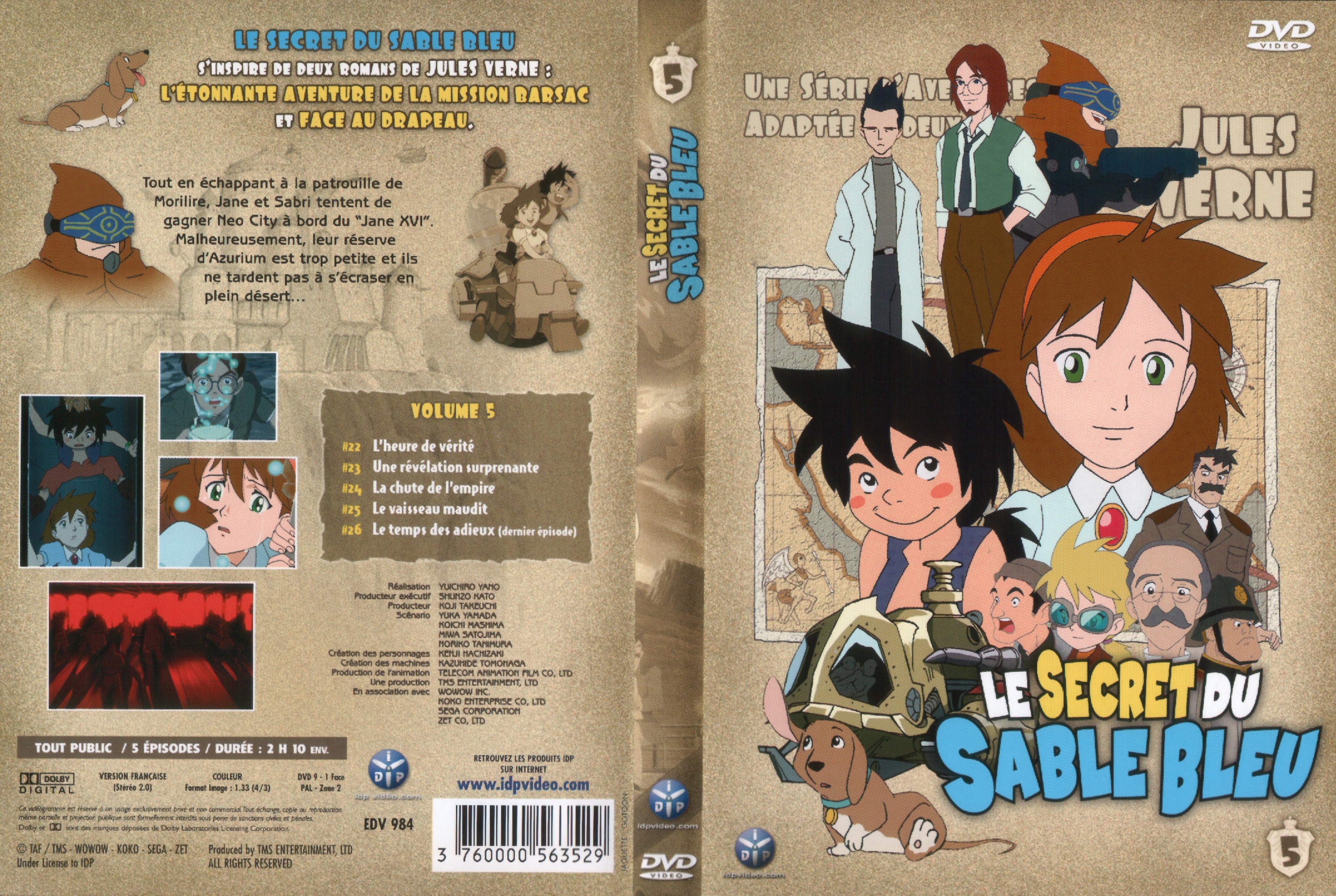 Jaquette DVD Le secret du sable bleu vol 5