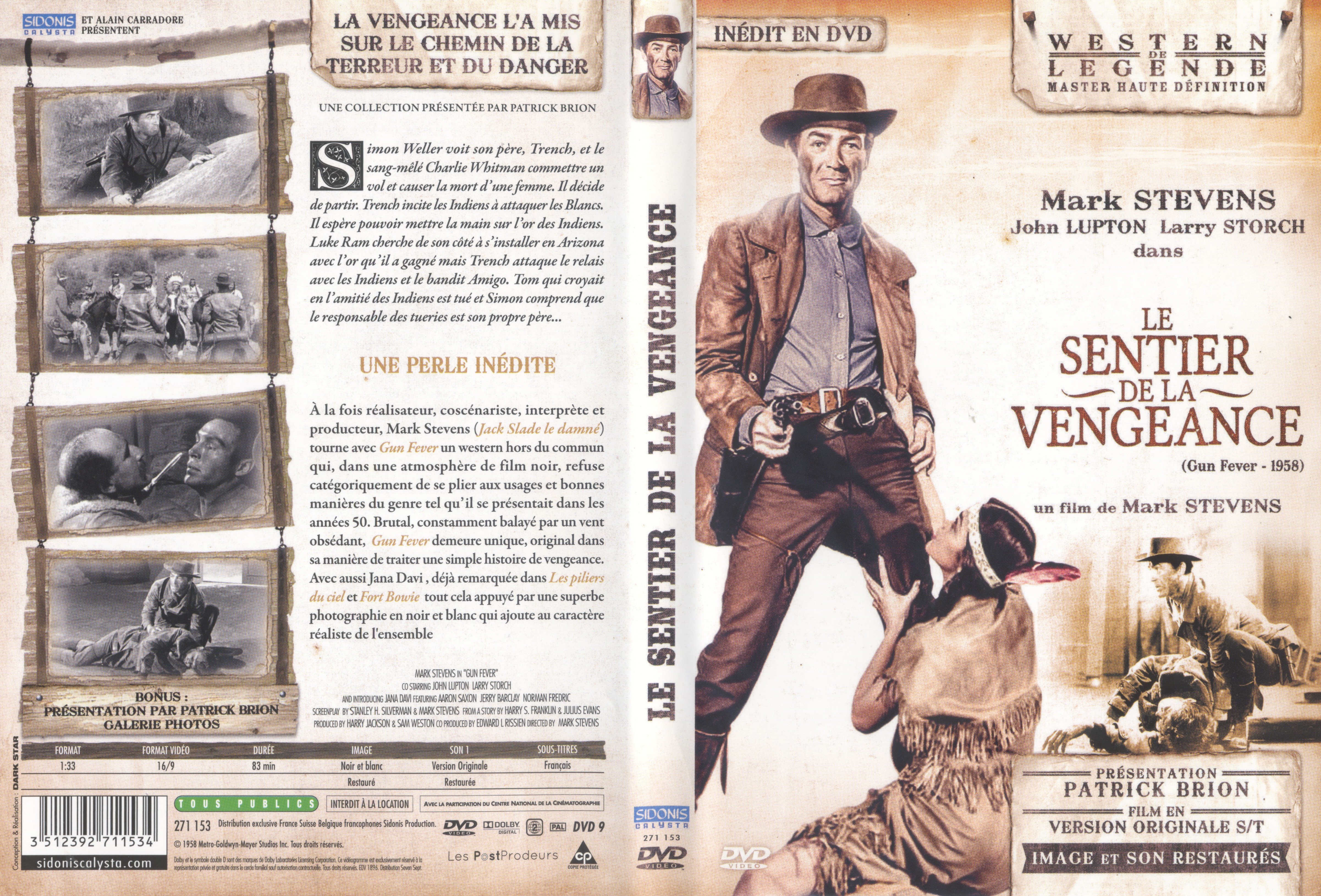 Jaquette DVD Le sentier de la vengeance