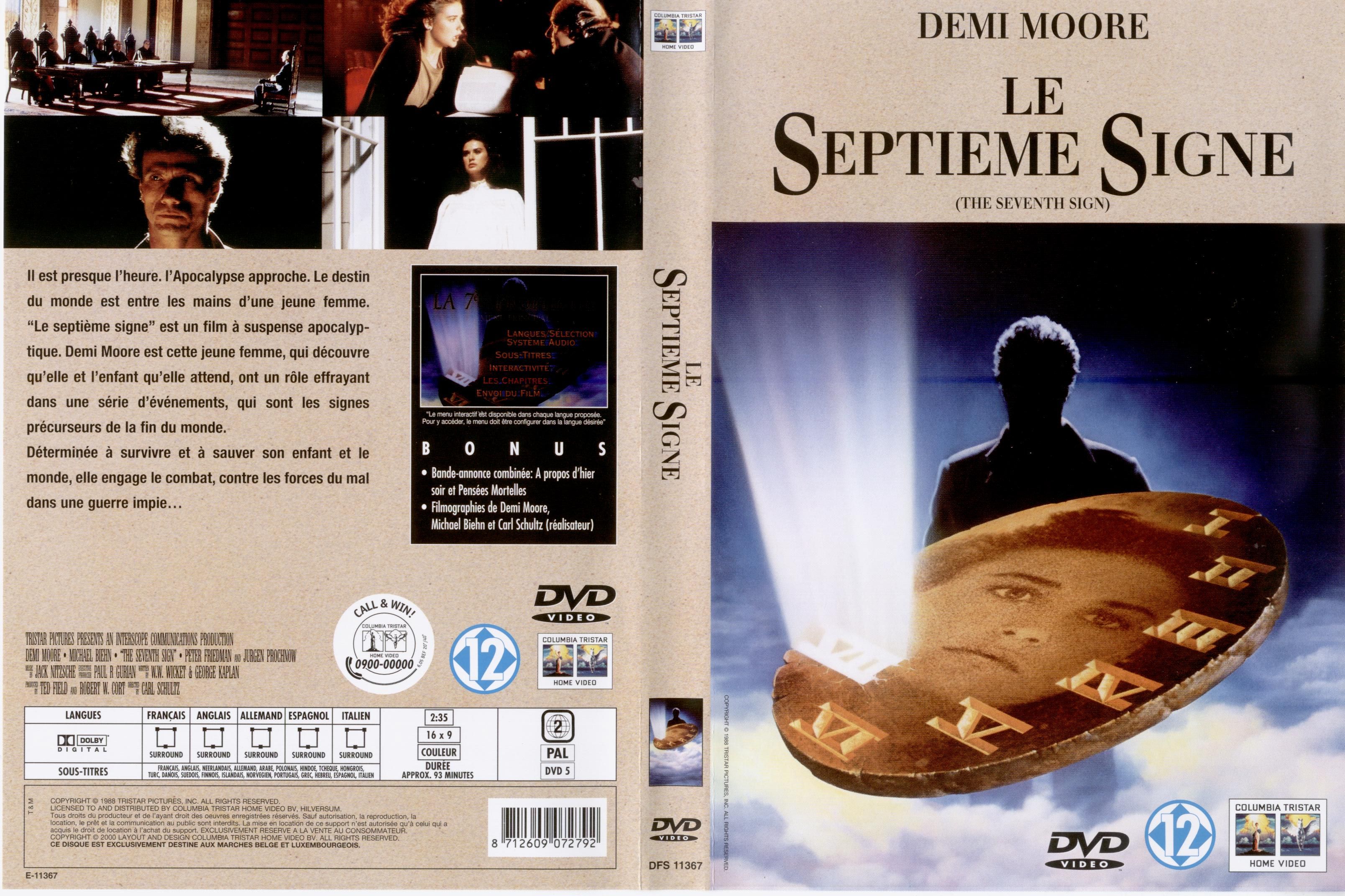 Jaquette DVD Le septieme signe